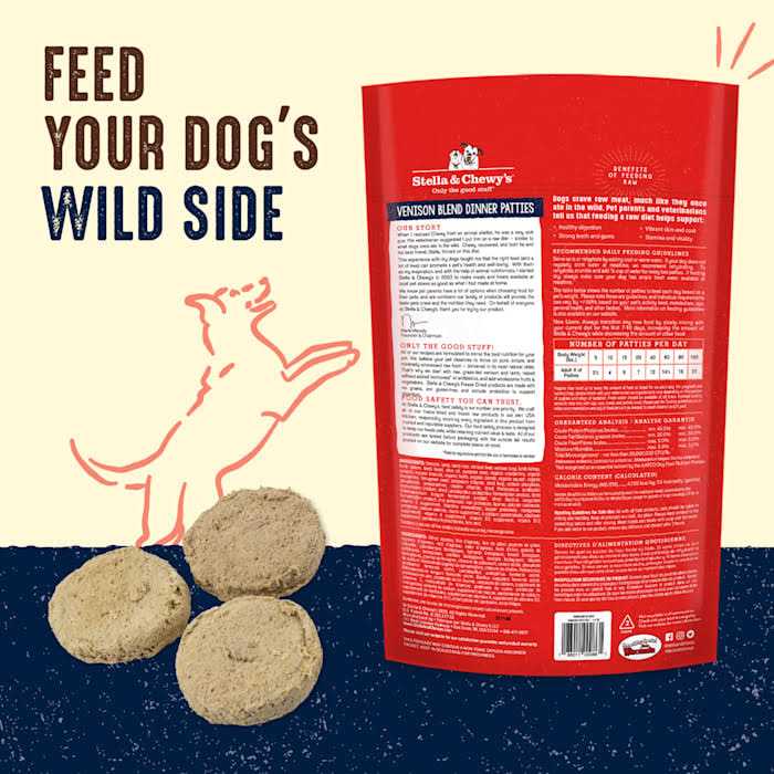 Alternative view of Stella & Chewy's Dog Freeze Dried Food Dinner Patties Venison Blend