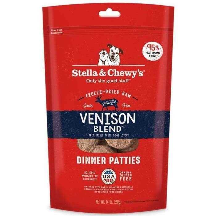 Stella & Chewy's Dog Freeze Dried Food Dinner Patties Venison Blend
