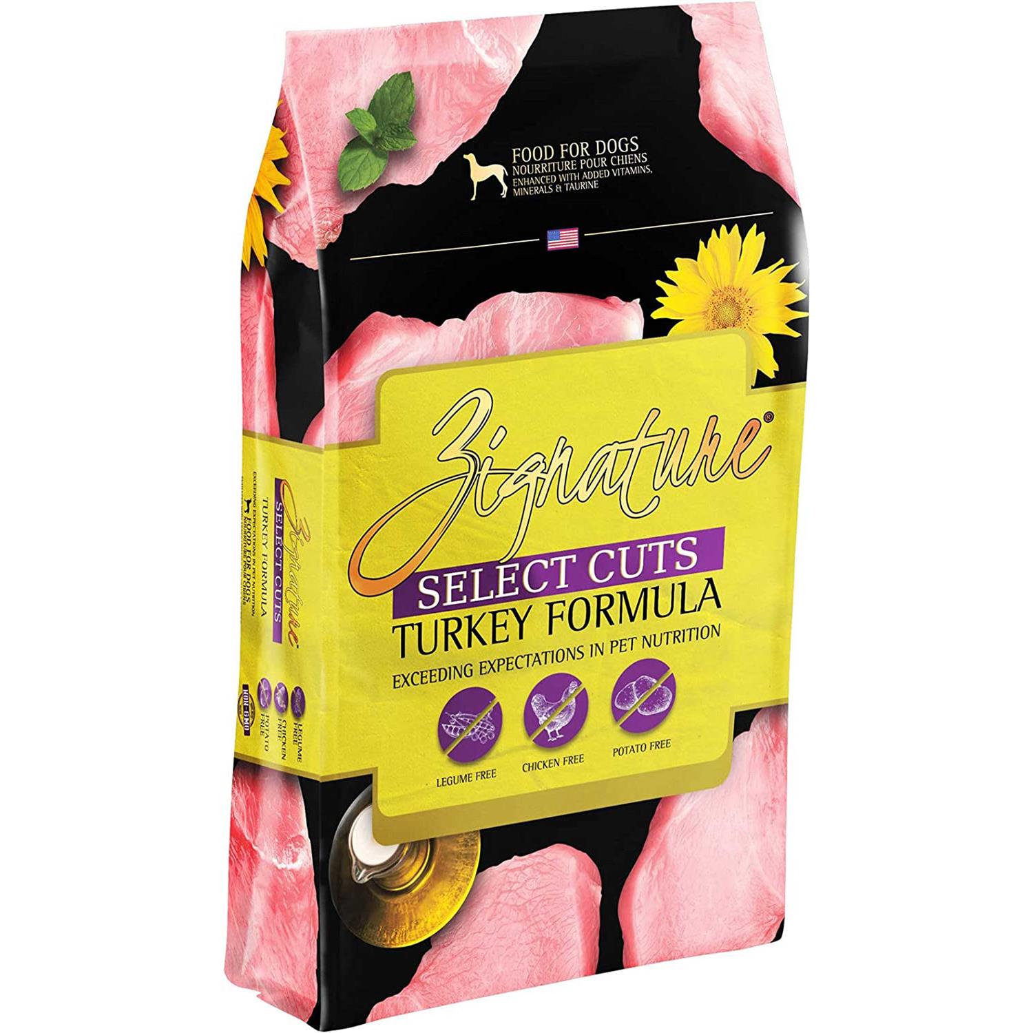 Zignature Select Cuts Turkey Formula Dry Dog Food