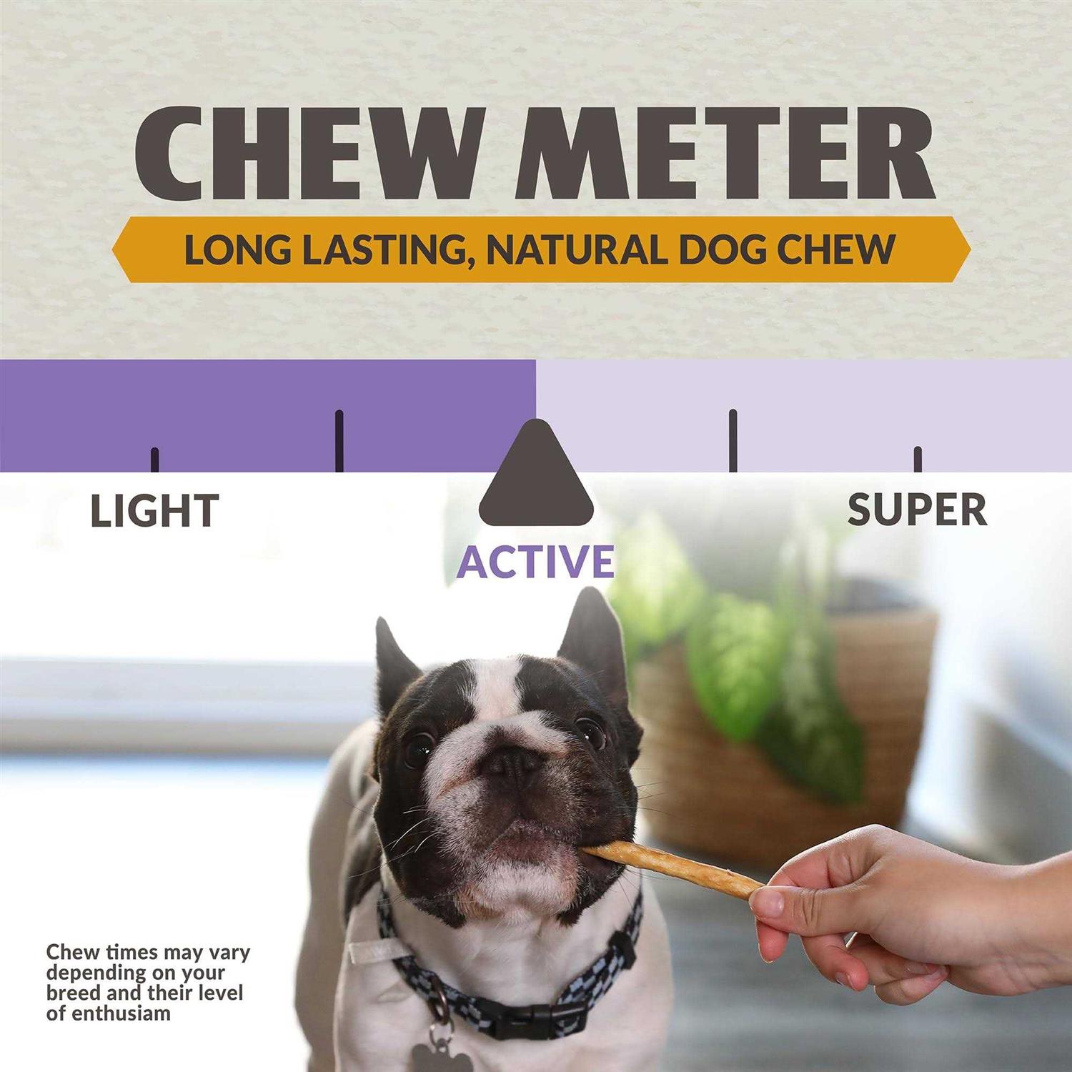 Alternative view of Wild Eats Beef Collagen Sticks for Dogs Long Lasting Dog Chews No Hide Dog Treat Bully Stick Rawhide Free