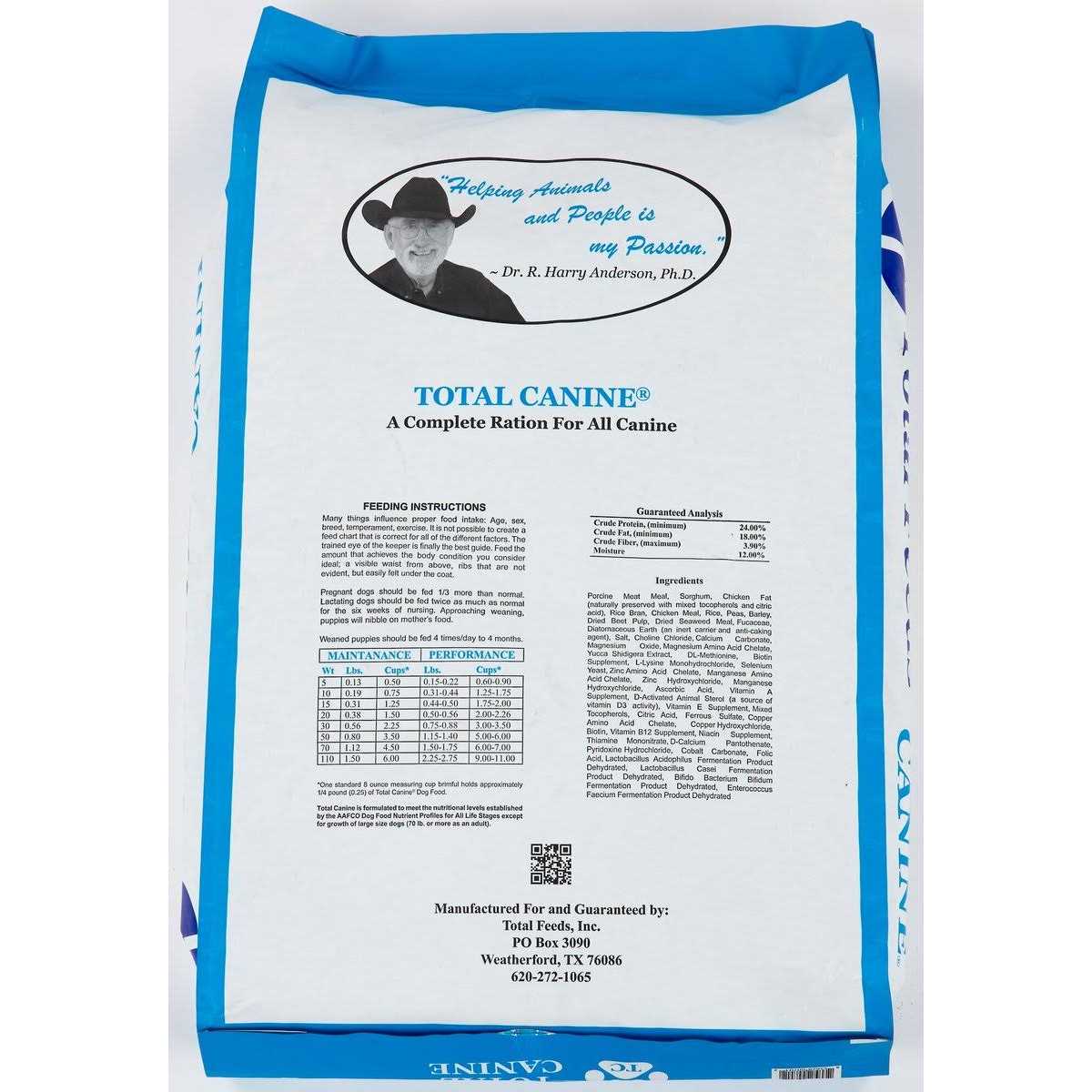 Alternative view of Total Feeds Total Canine Dog Food