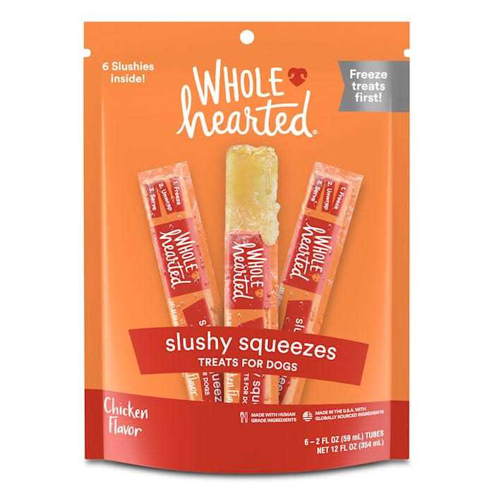 WholeHearted Chicken Slushy Squeezes Treats for Dogs