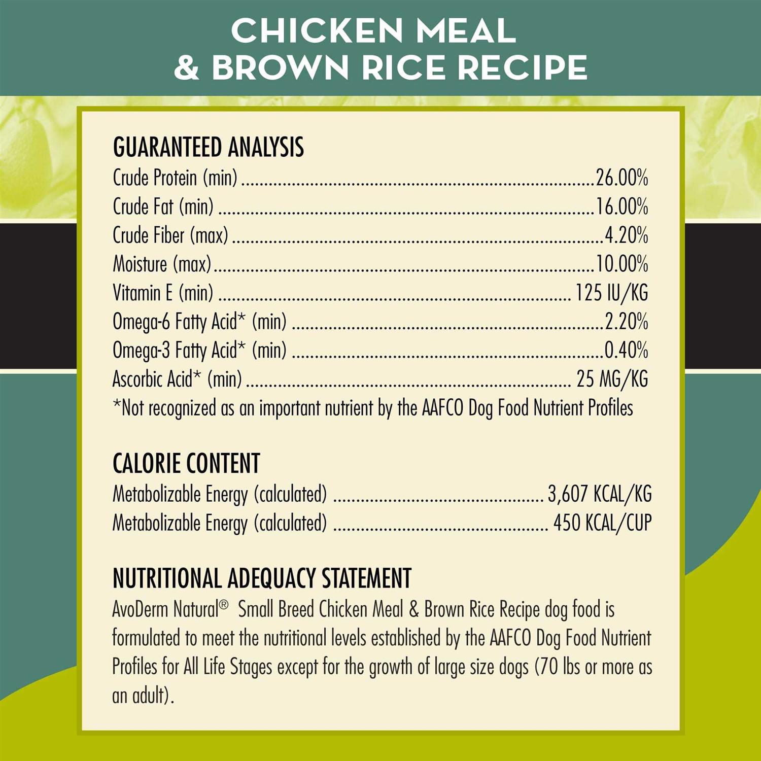 Alternative view of AvoDerm Natural Chicken Meal & Brown Rice Small Breed Adult Dog Food