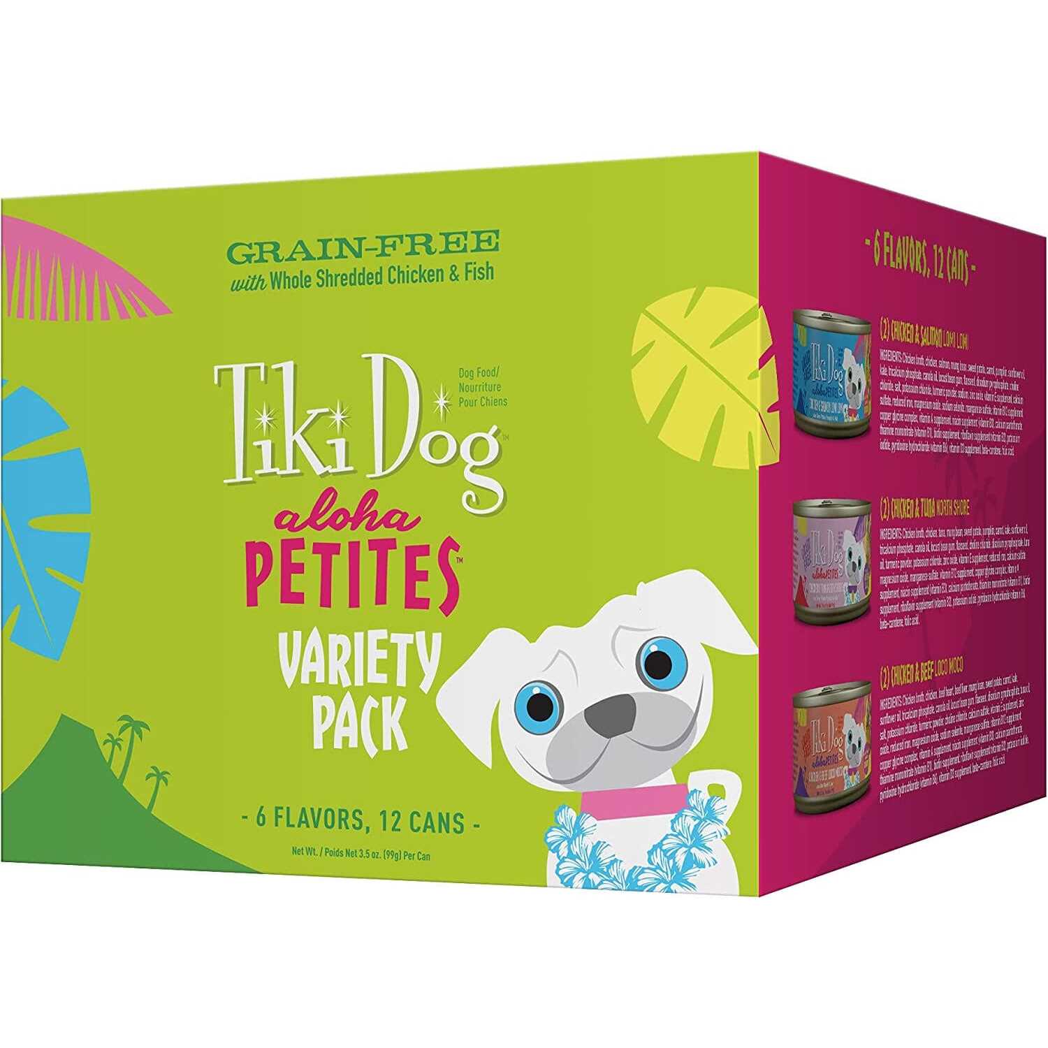 Alternative view of Tiki Dog Aloha Petites Variety Pack Wet Dog Food