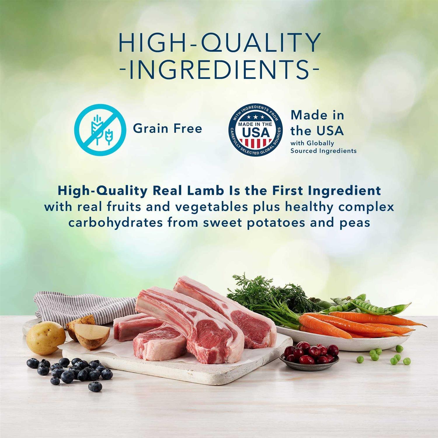 Alternative view of Blue Buffalo Freedom Adult Grain-Free Lamb Recipe Dry Dog Food