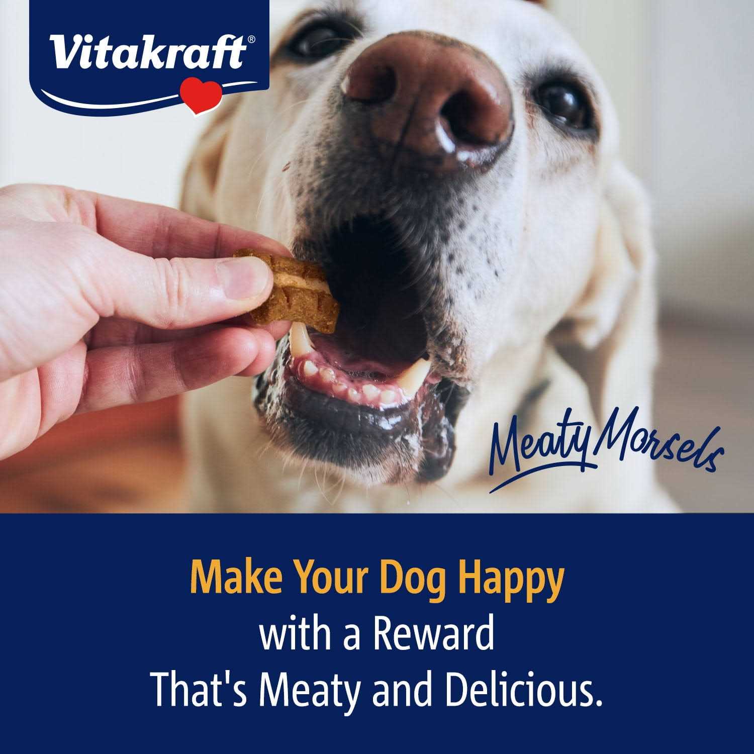 Alternative view of Vitakraft Meaty Morsels Chicken Recipe with Beef & Carrots Dog Treat Mini