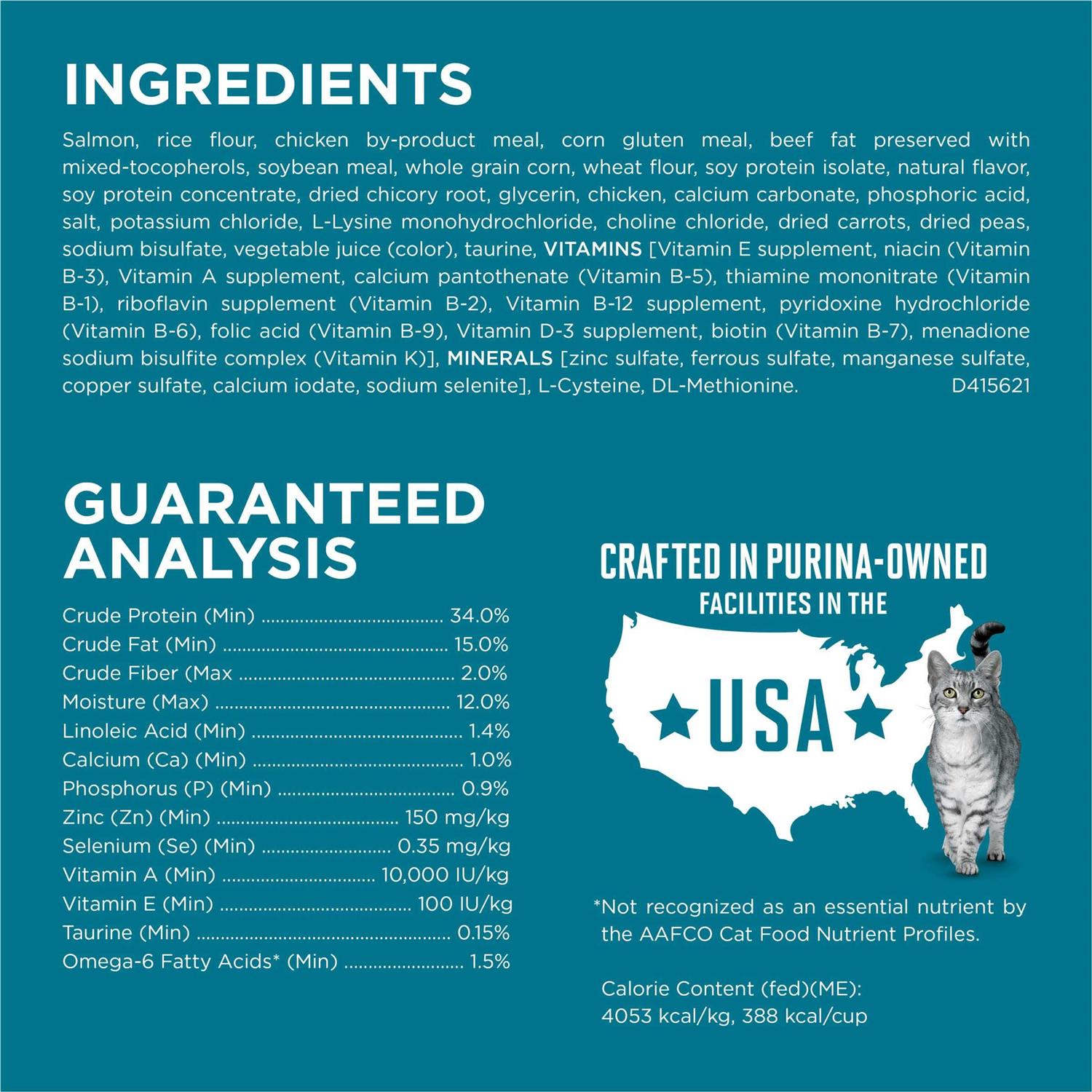 Alternative view of Purina ONE Smartblend Dry Cat Food