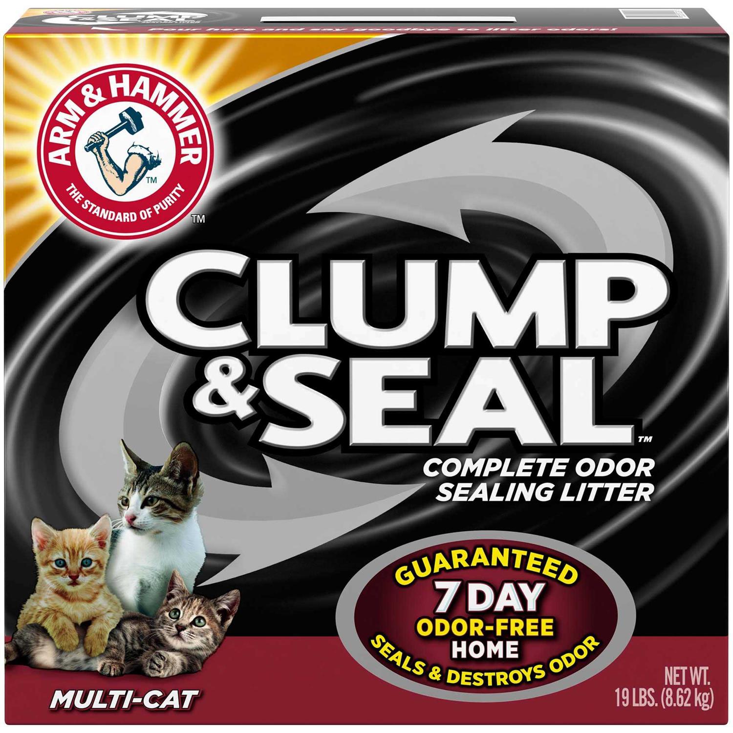 Arm Hammer Clump Seal Cat Litter