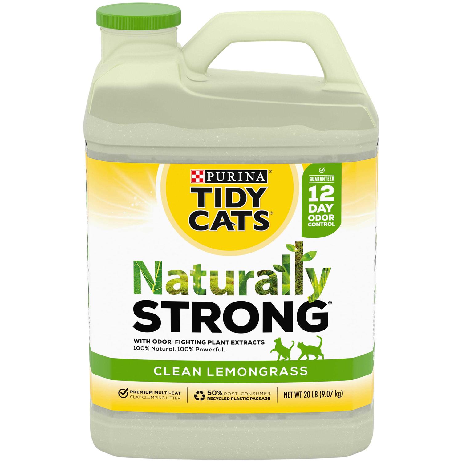 Purina Tidy Cats Naturally Strong Clumping Cat Litter