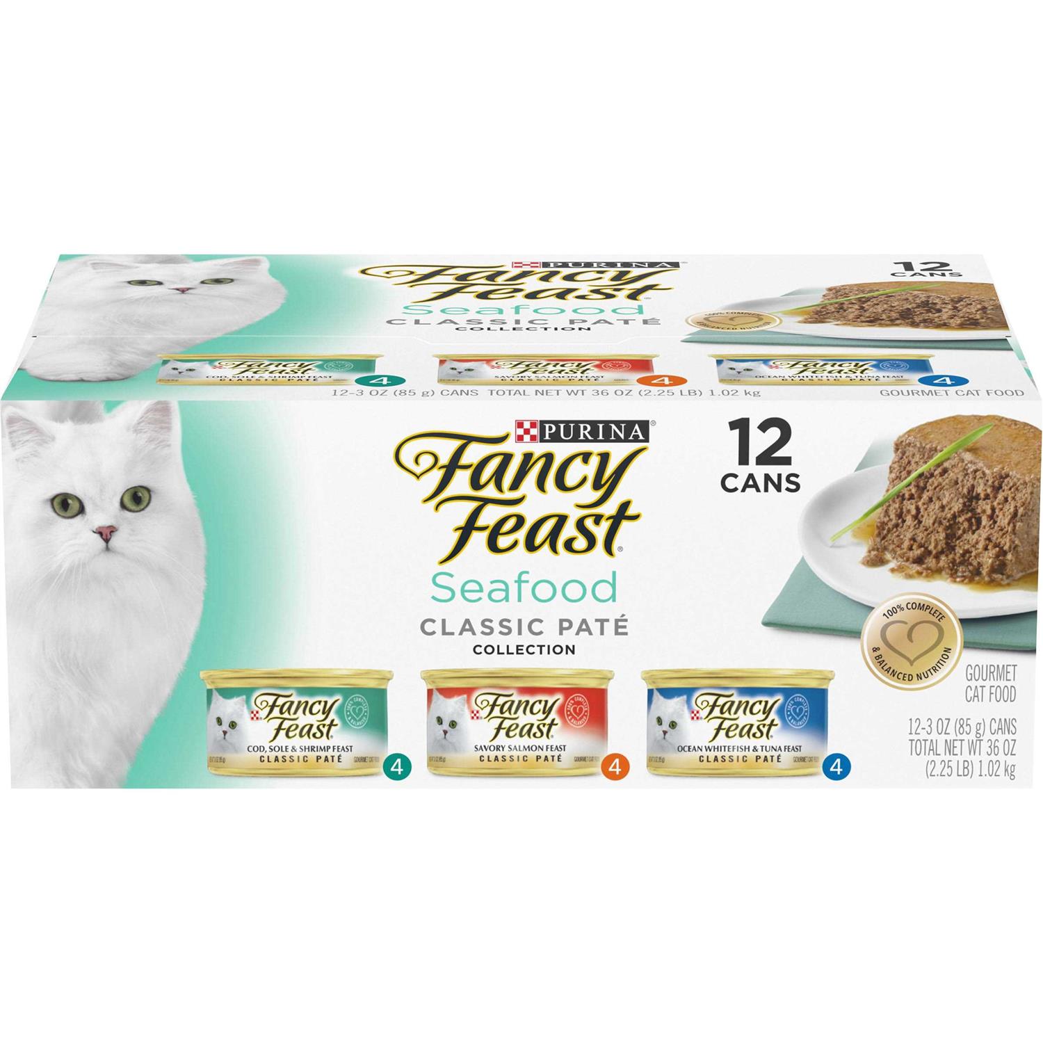 Purina Fancy Feast Seafood Classic Pate Wet Cat Food