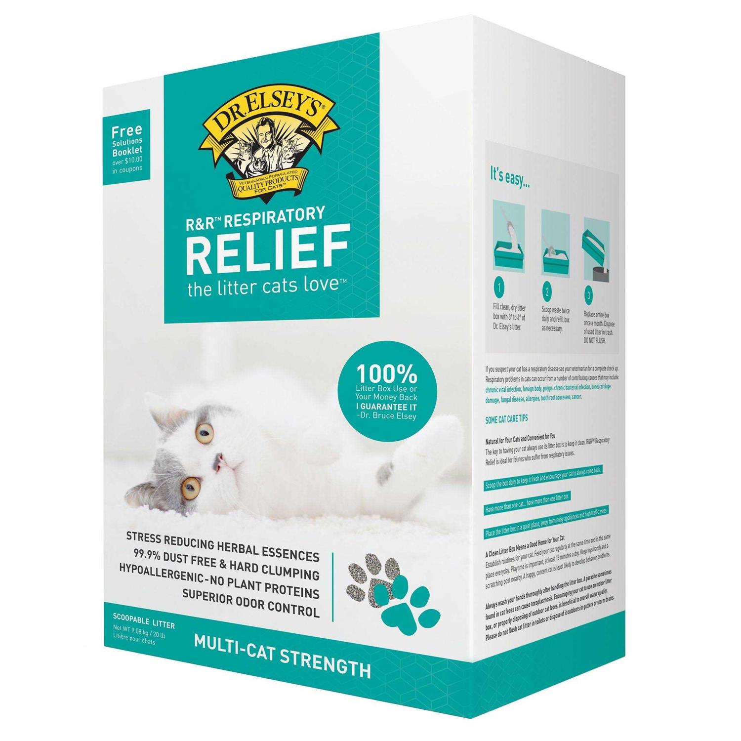 Dr. Elsey's Respiratory Relief Clumping Cat Litter