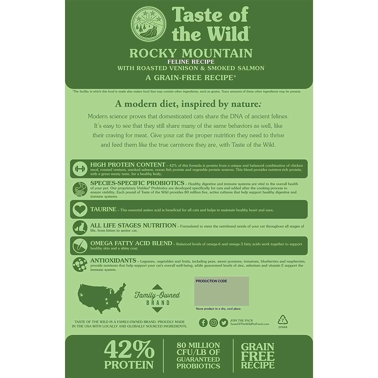 Alternative view of Taste of the Wild Rocky Mountain Cat Food
