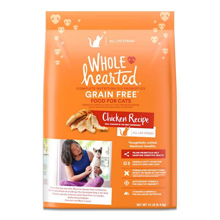 WholeHearted Grain Free Chicken Formula Dry Cat Food