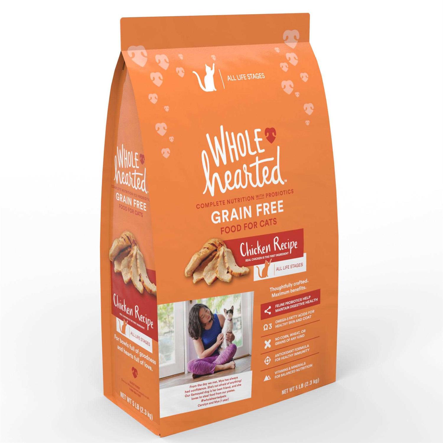 Alternative view of WholeHearted Grain Free Chicken Formula Dry Cat Food