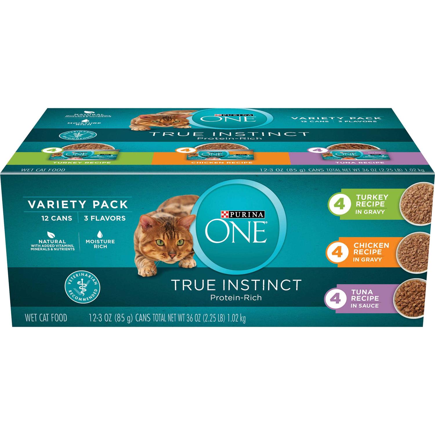 Purina ONE True Instinct Variety Pack Chicken Wet Cat Food