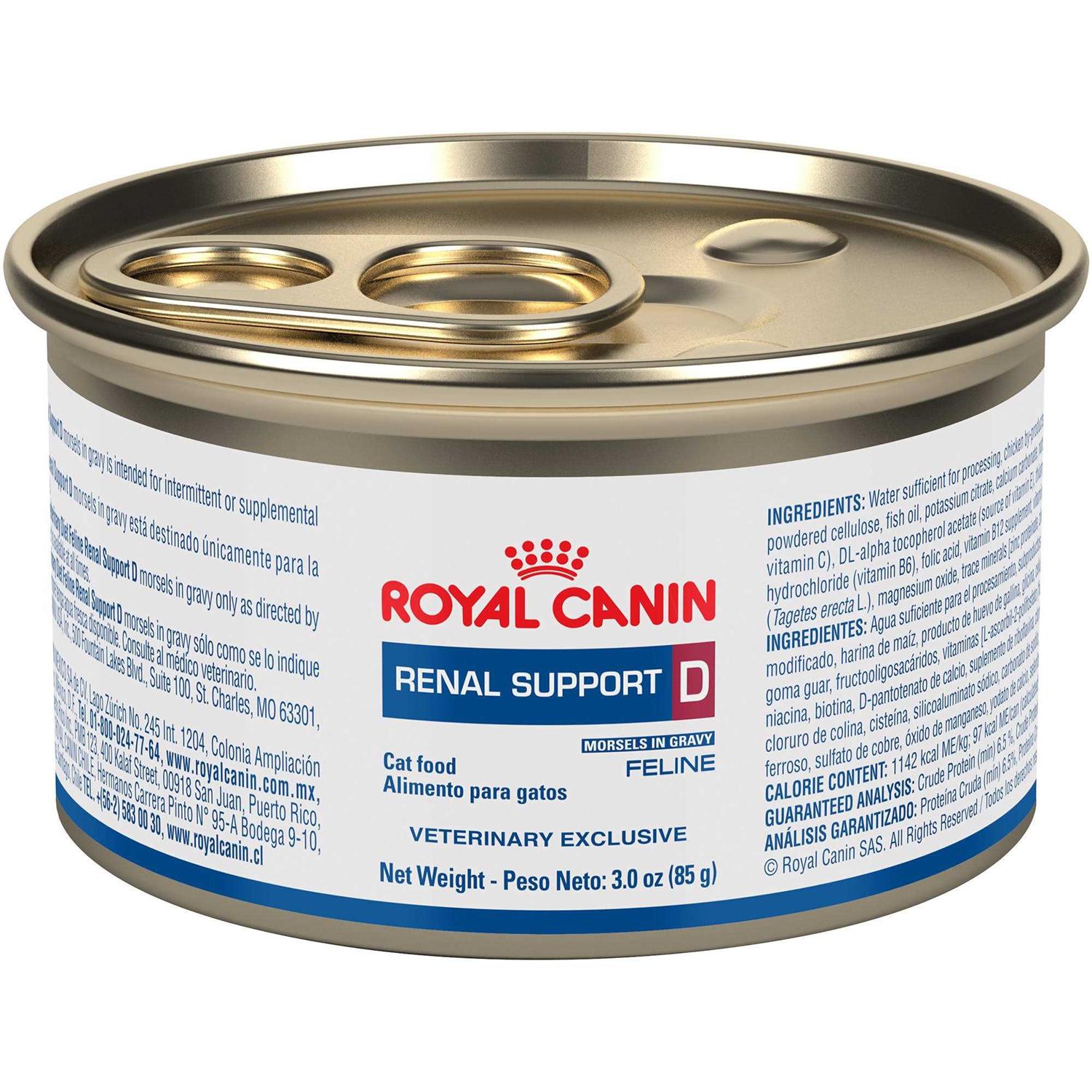 Royal Canin Veterinary Diet Feline Renal Support D Canned Food