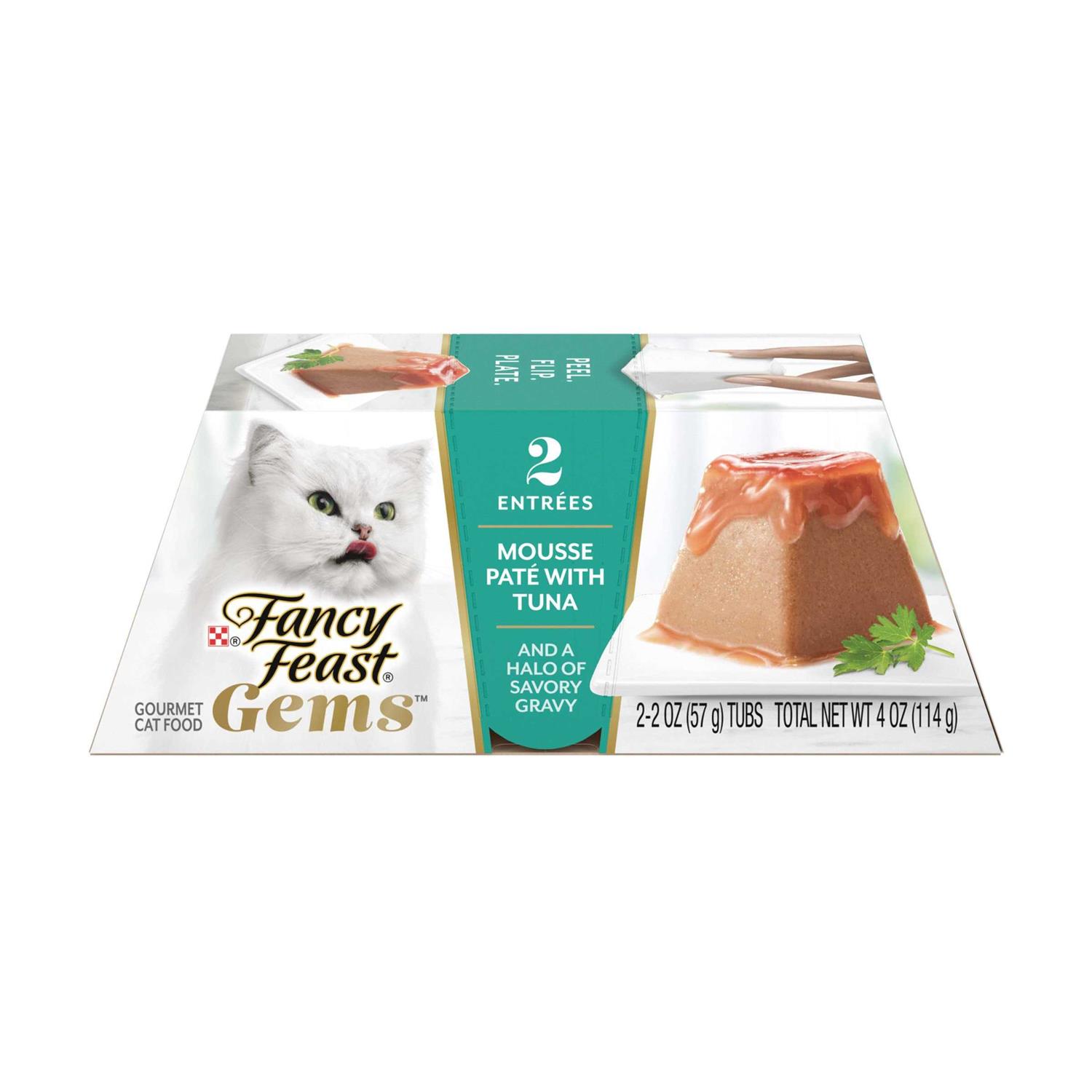 Fancy Feast Gems Mousse Pate Savory Gravy Wet Cat Food