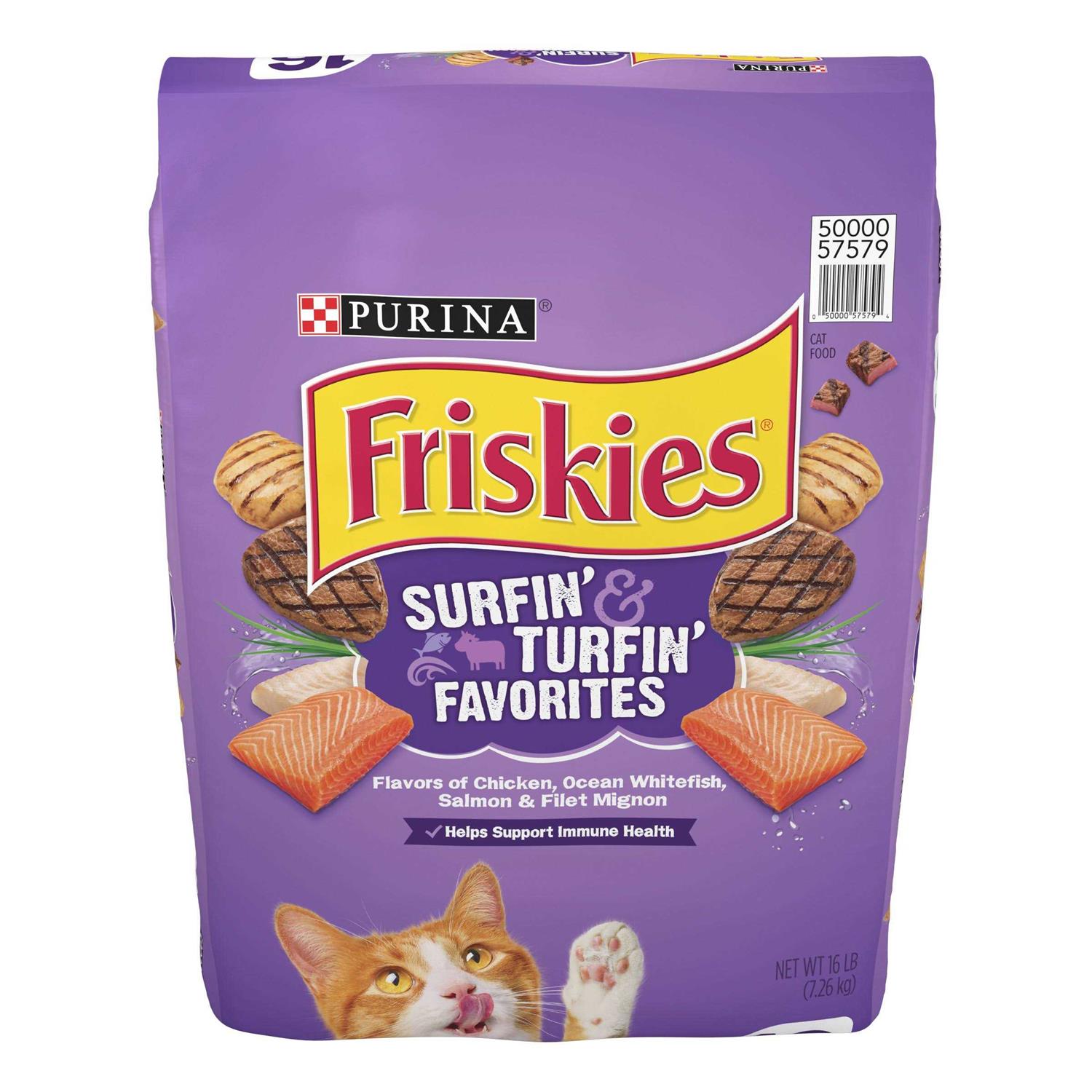 Friskies Surfin' & Turfin' Favorites Dry Cat Food