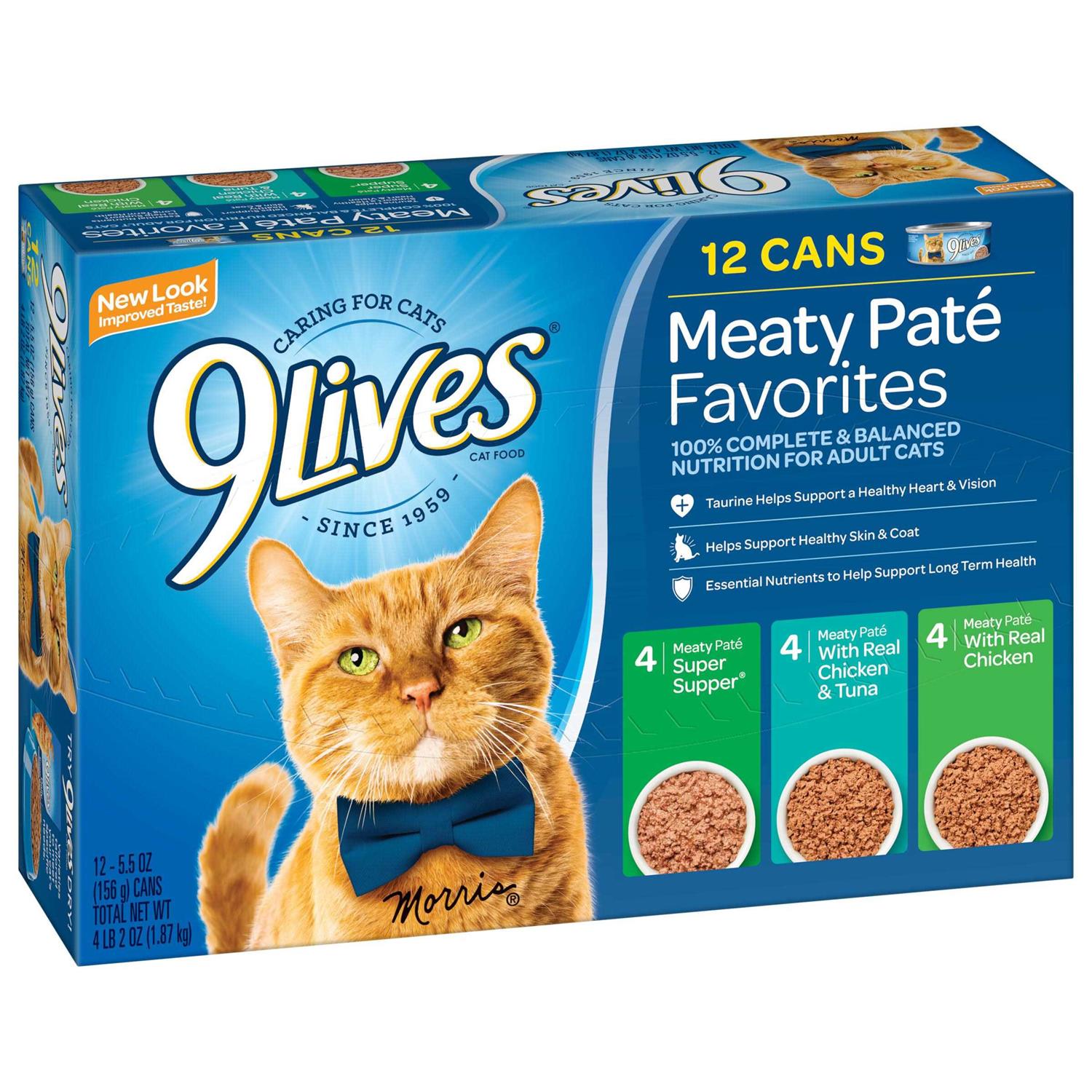 9Lives Favorites Wet Cat Food Variety Pack