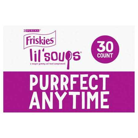 Alternative view of Friskies Purina Grain Free Wet Cat Food Complement Variety Pack Lil' Soups with Salmon Tuna or Shrimp