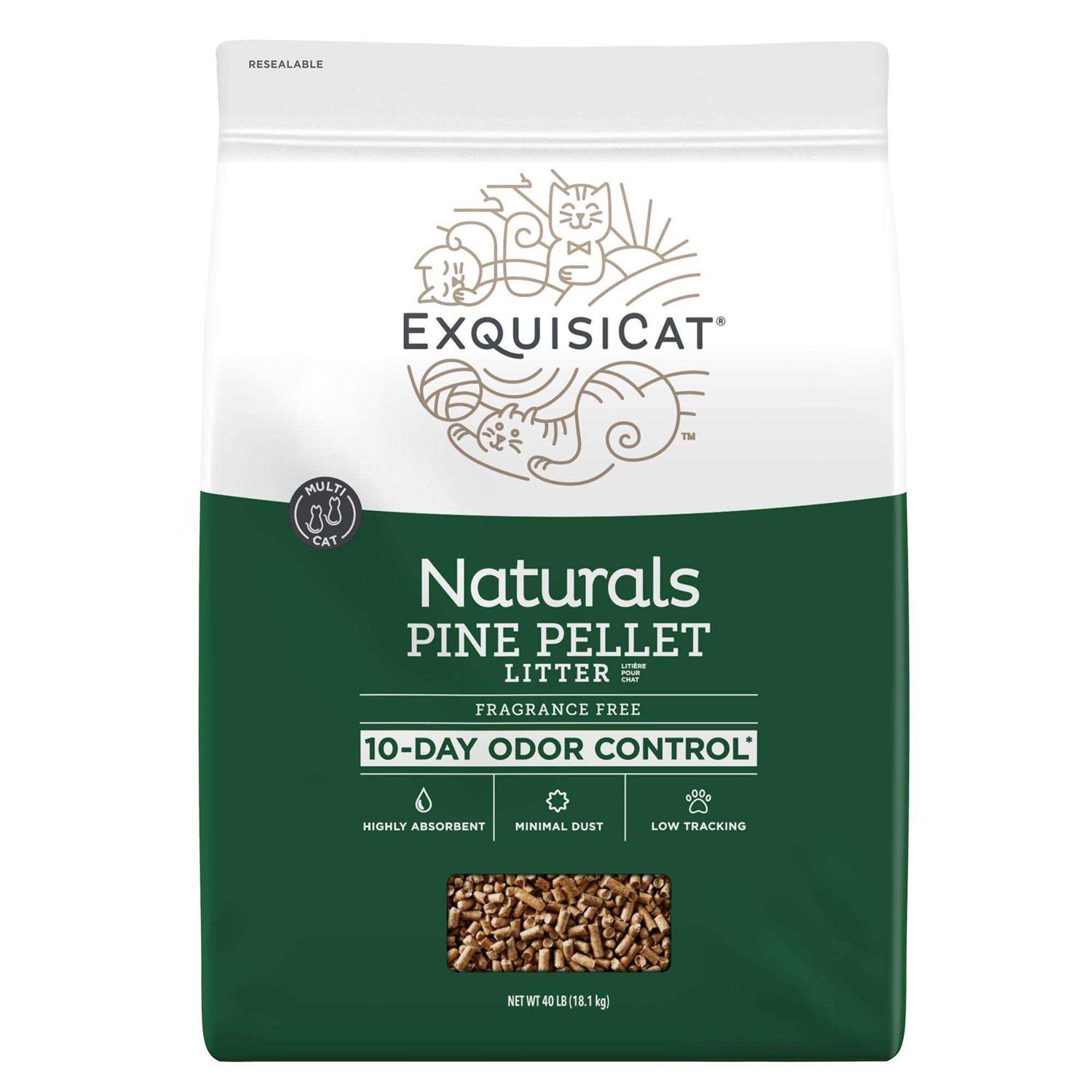 ExquisiCat Naturals Pine Cat Litter