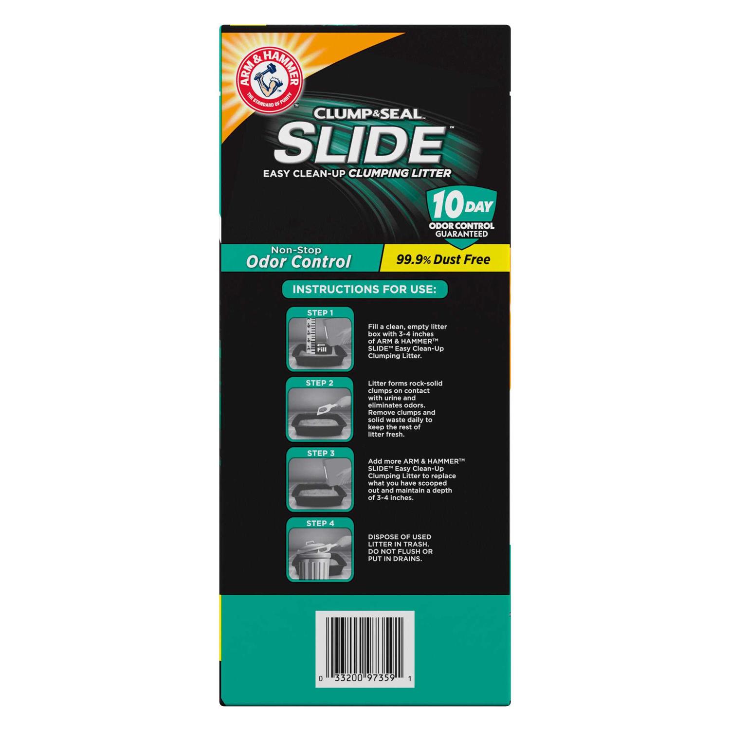 Alternative view of Arm & Hammer Slide Odor Control Easy Clean-Up Clumping Cat Litter