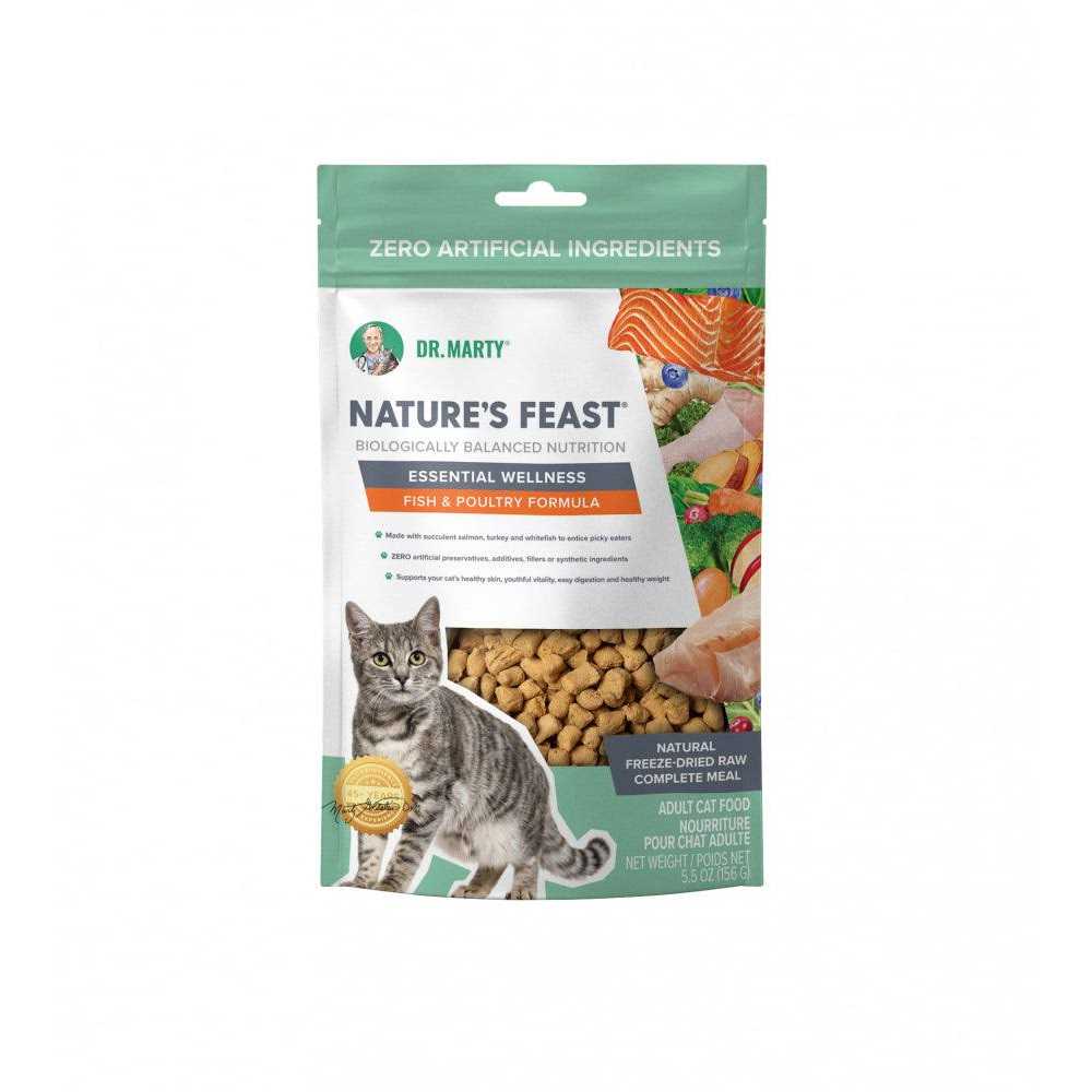 Alternative view of Dr. Marty Nature's Feast Essential Wellness Fish & Poultry Freeze Dried Raw Cat Food