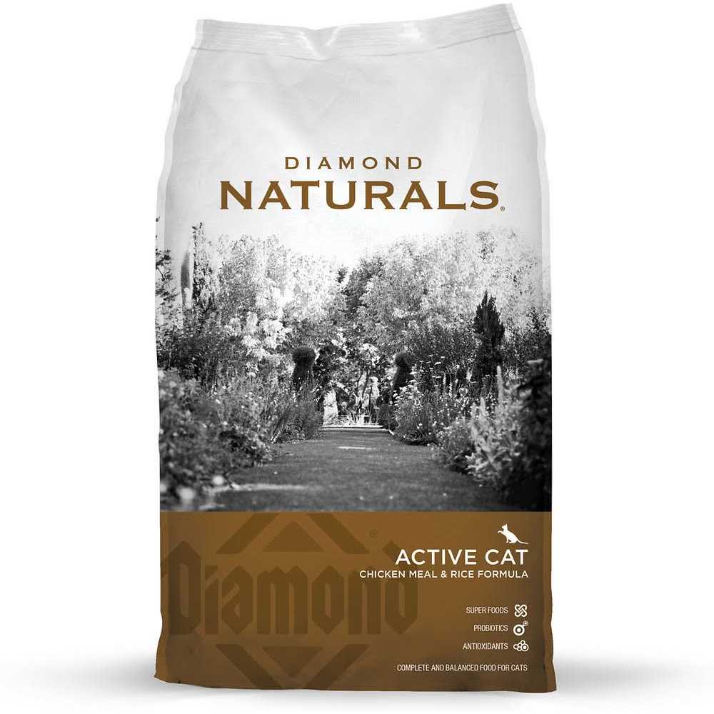 Diamond Naturals Active Chicken Meal & Rice Formula Dry Cat Food