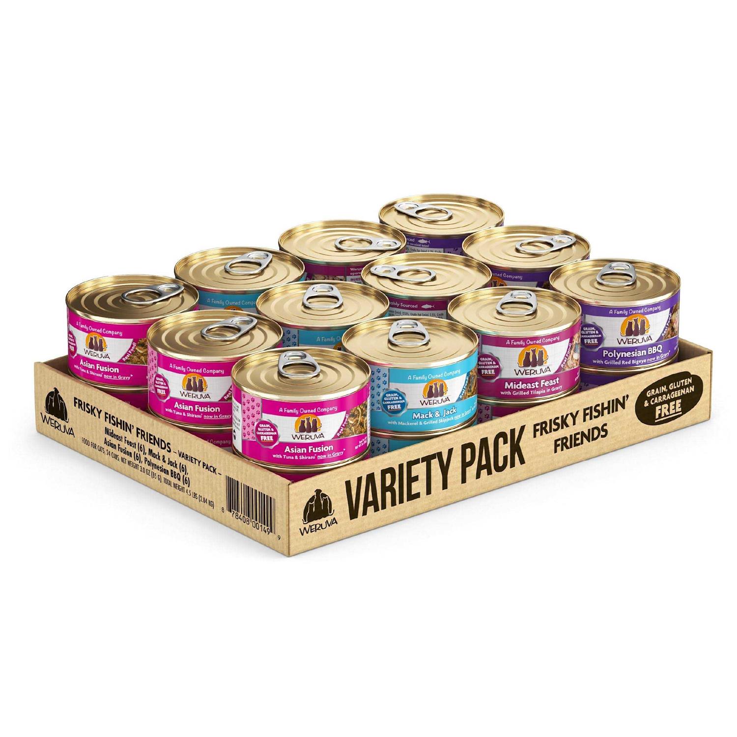 Weruva Classics Paw Lickin' Pals Variety Pack Wet Cat Food