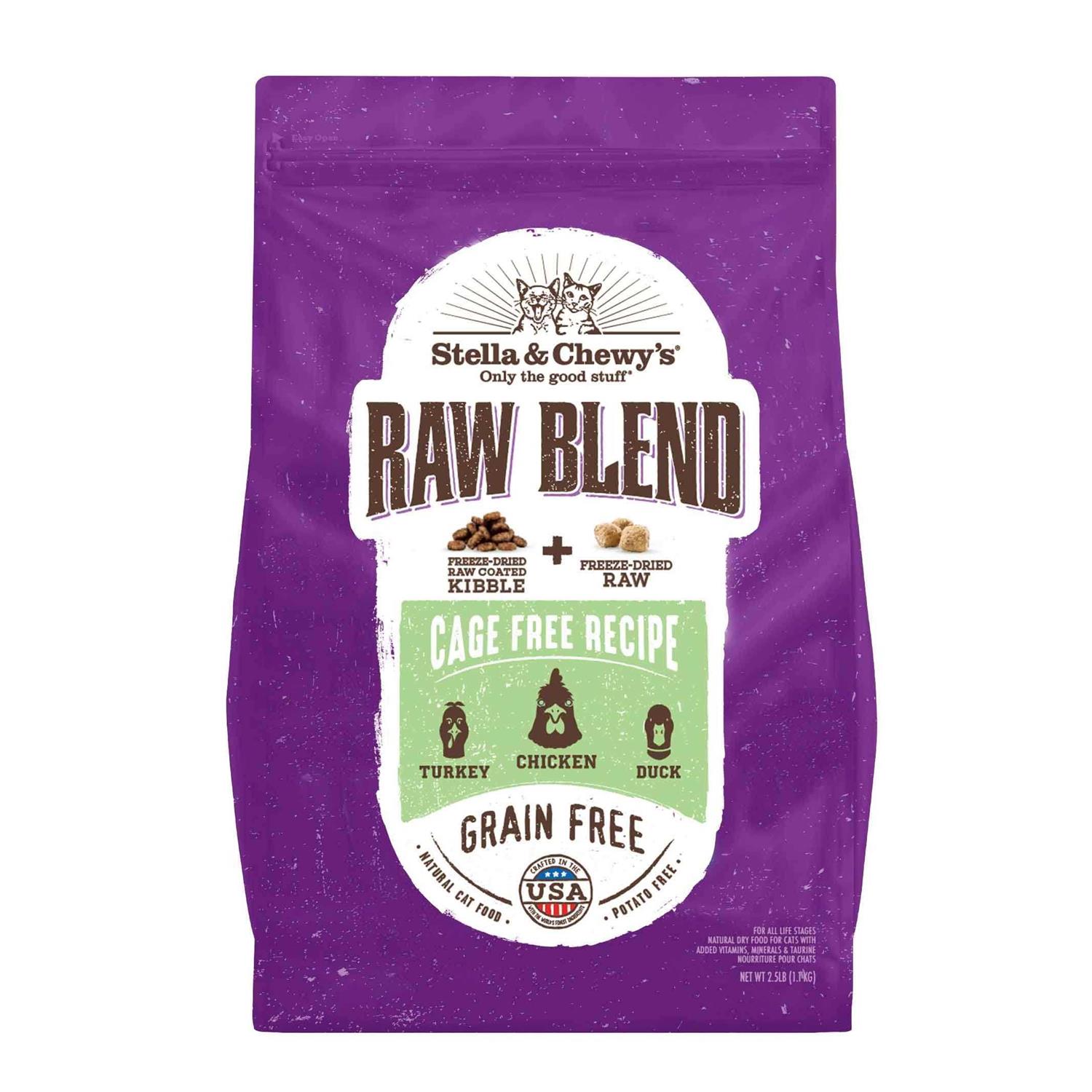 Stella Chewy's Raw Blend Cage-Free Recipe Dry Cat Food