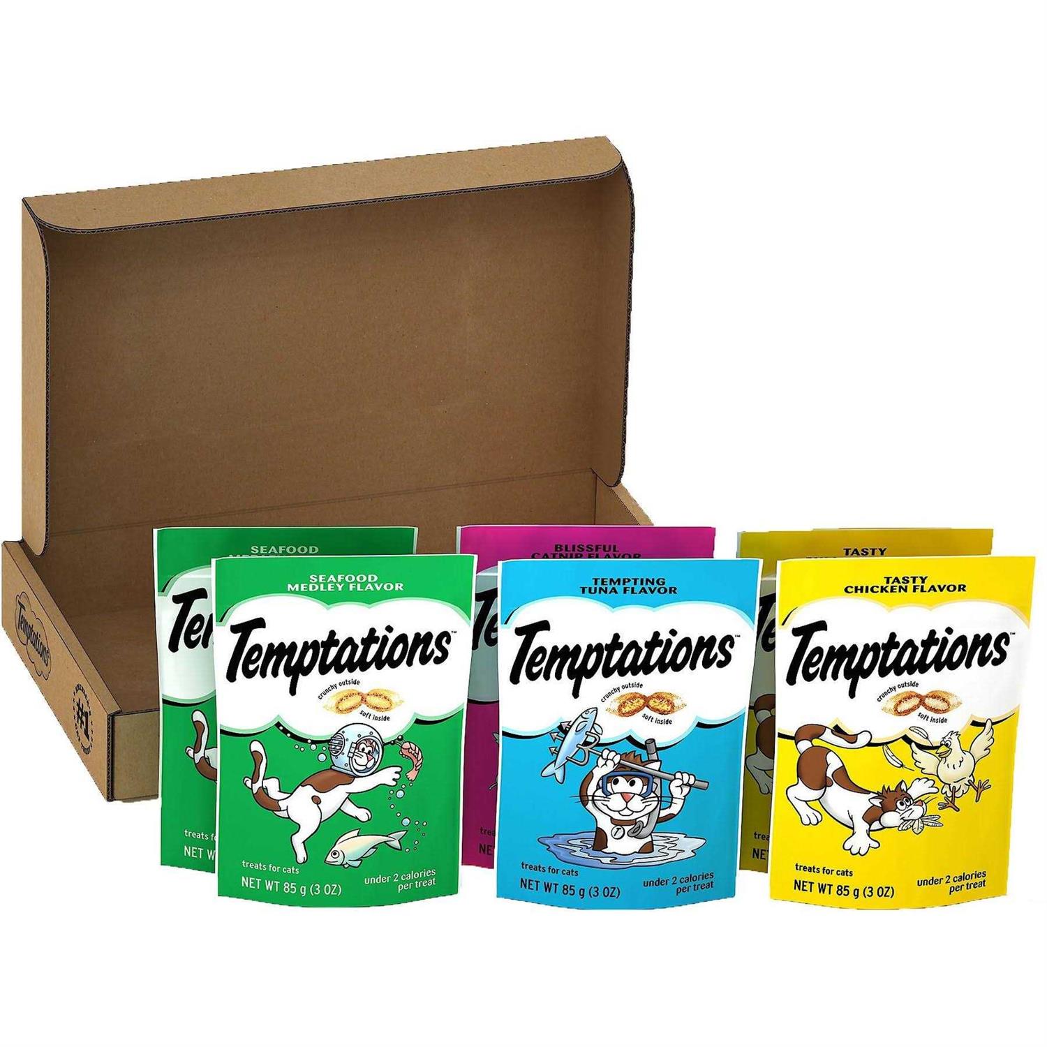 Temptations Classic Crunchy and Soft Cat Treats Variety Pack