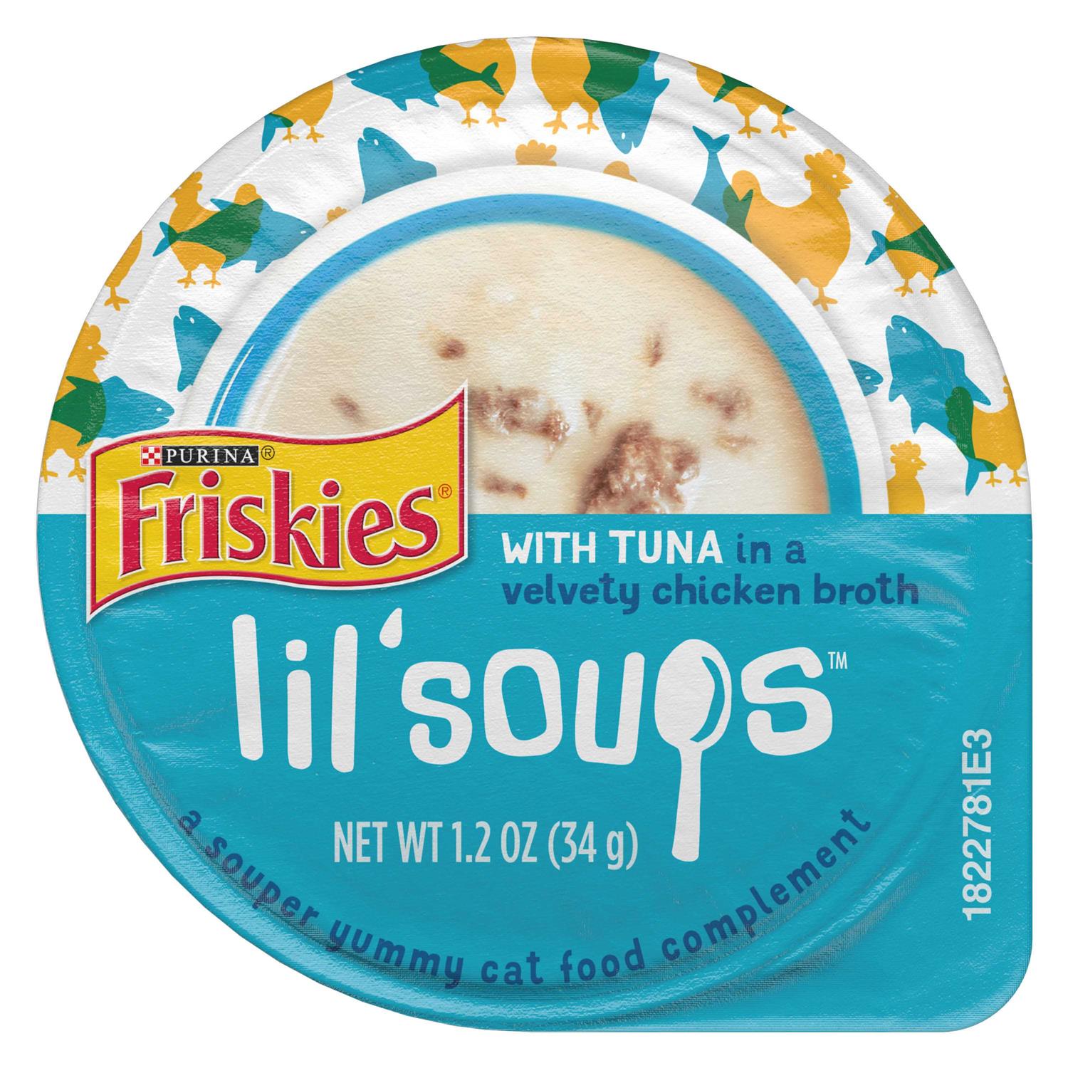 Friskies Lil' Soups Chicken Broth Cat Food