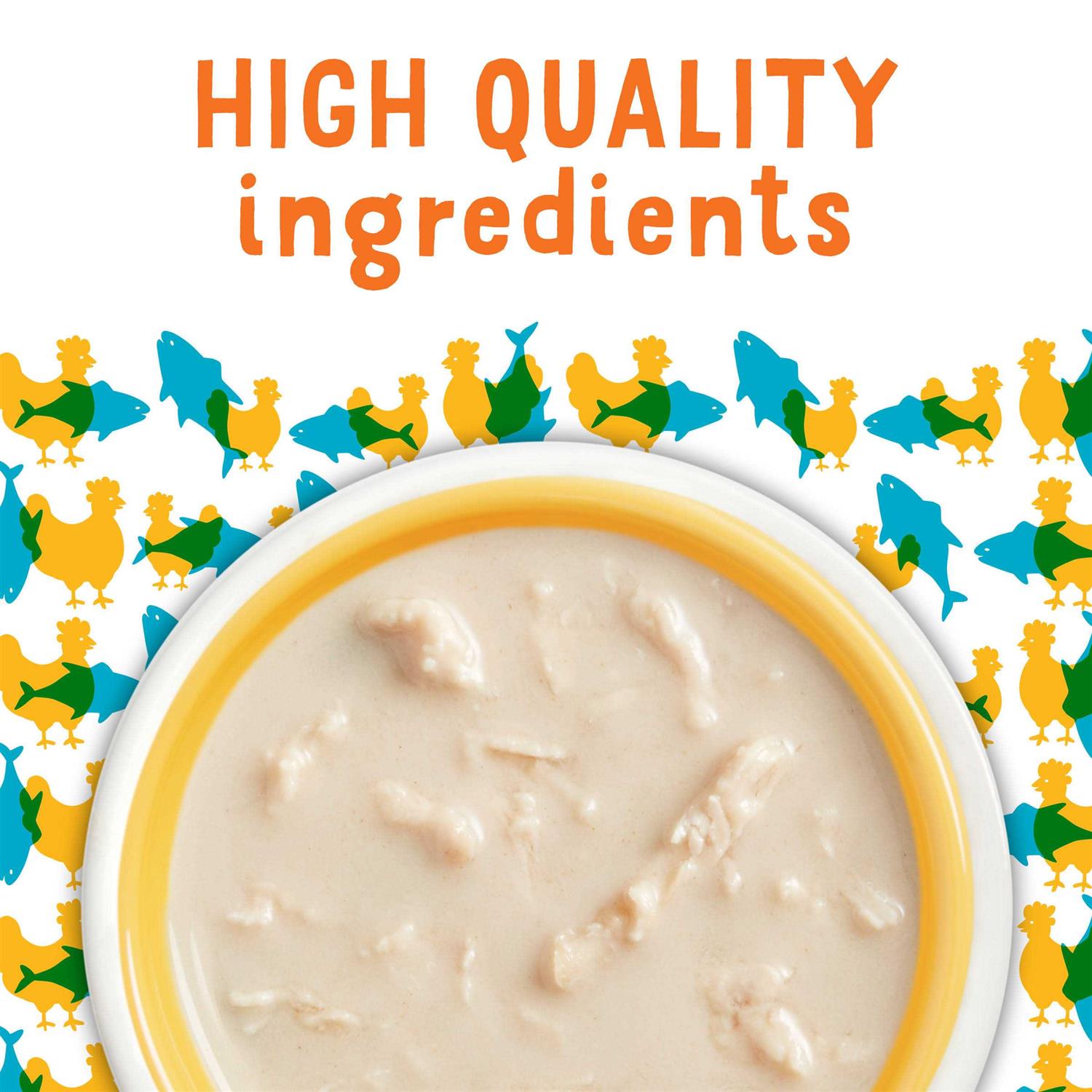 Alternative view of Purina Friskies Natural Grain Free Wet Cat Food Complement Lil' Soups Flaked Chicken