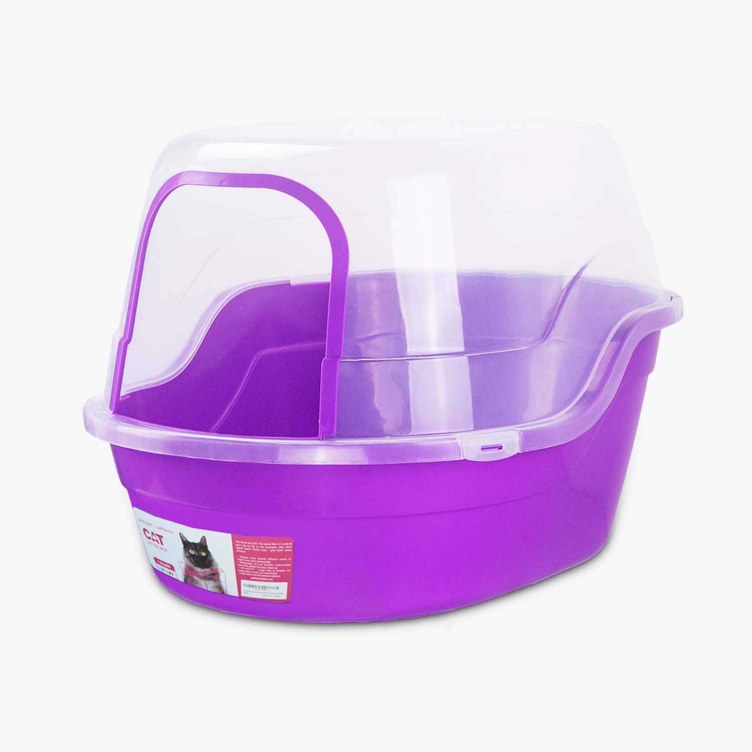 Petfamily Jumbo Hooded Cat Litter Box