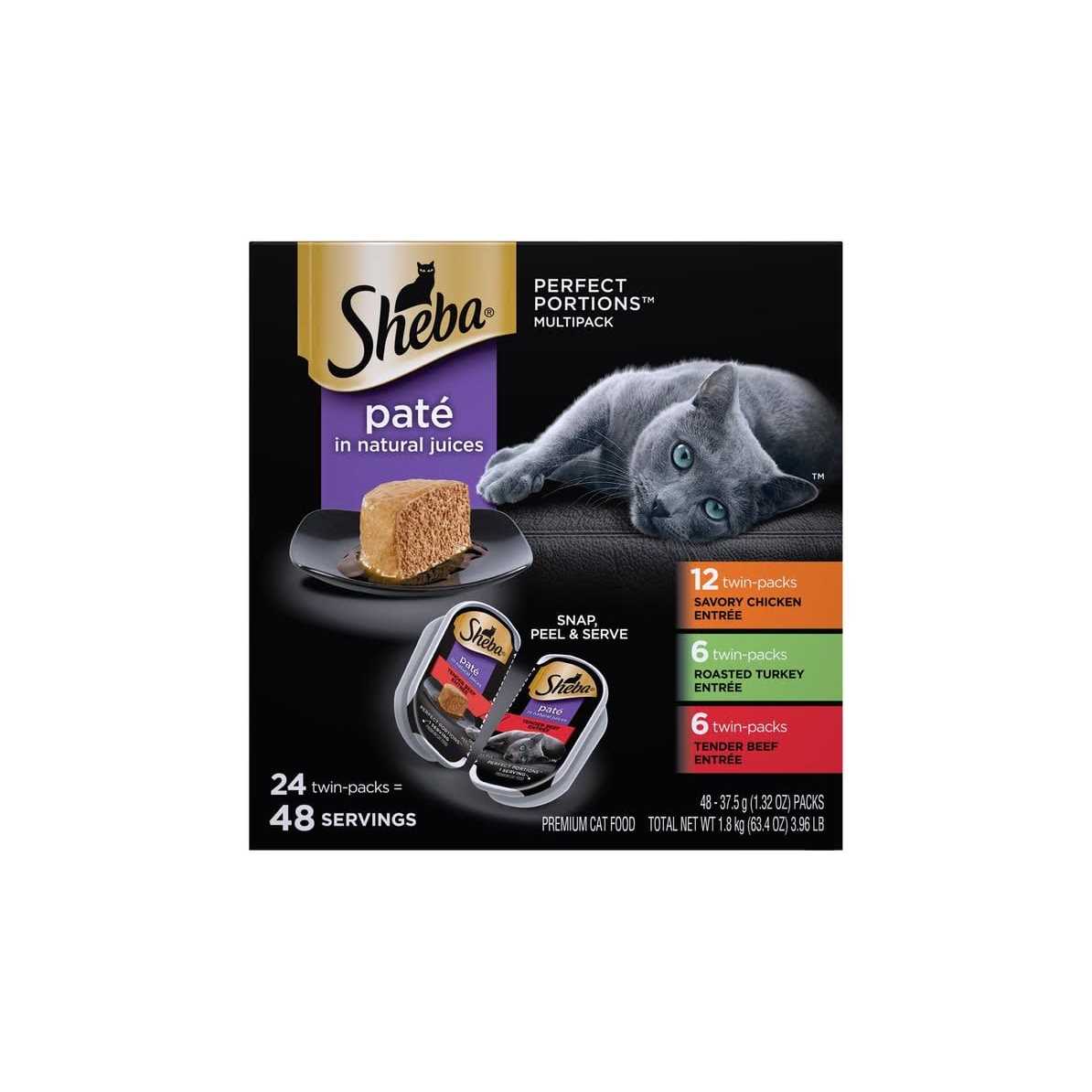 Sheba Perfect Portions Premium Paté Cat Canned Food