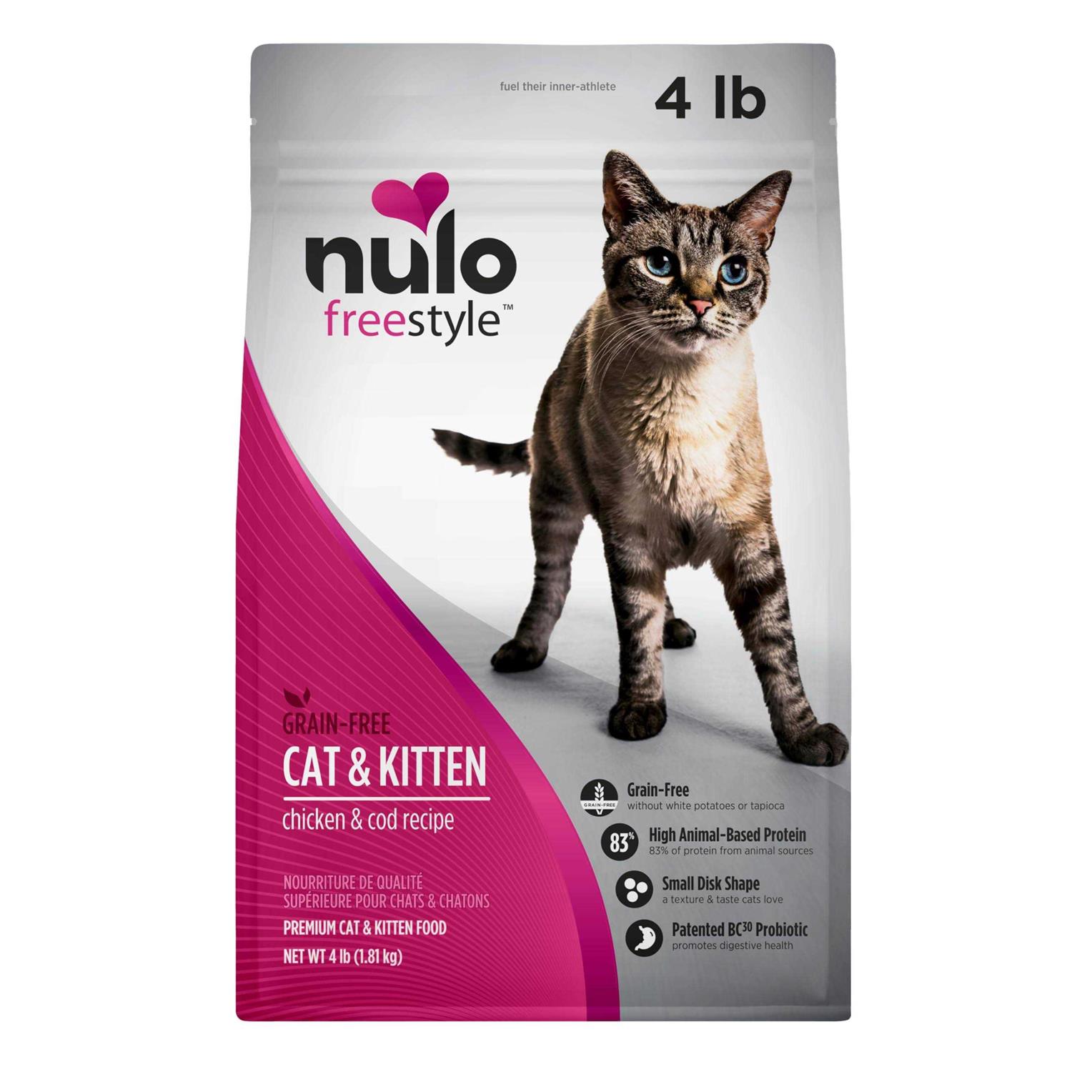Nulo Freestyle Grain Free Chicken & Cod Dry Cat & Kitten Food