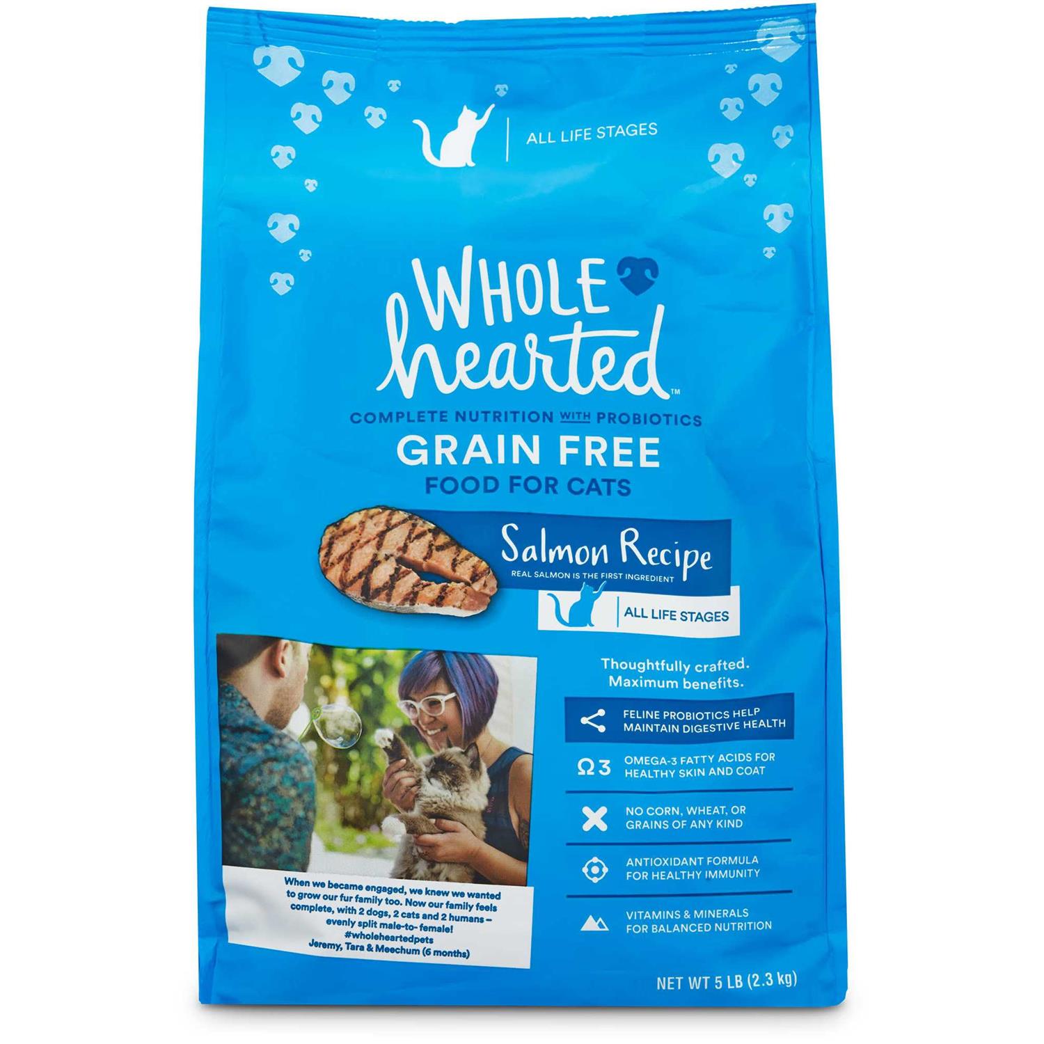 WholeHearted Grain Free Salmon Formula Dry Cat Food