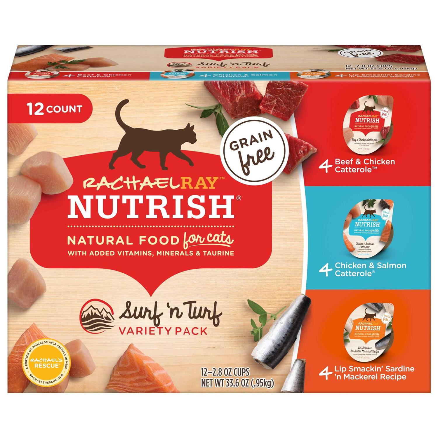 Rachael Ray Nutrish Variety Pack Wet Cat Food
