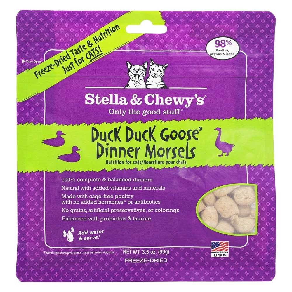 Stella & Chewy's Duck Duck Goose Freeze Dried Dinner Cat Food