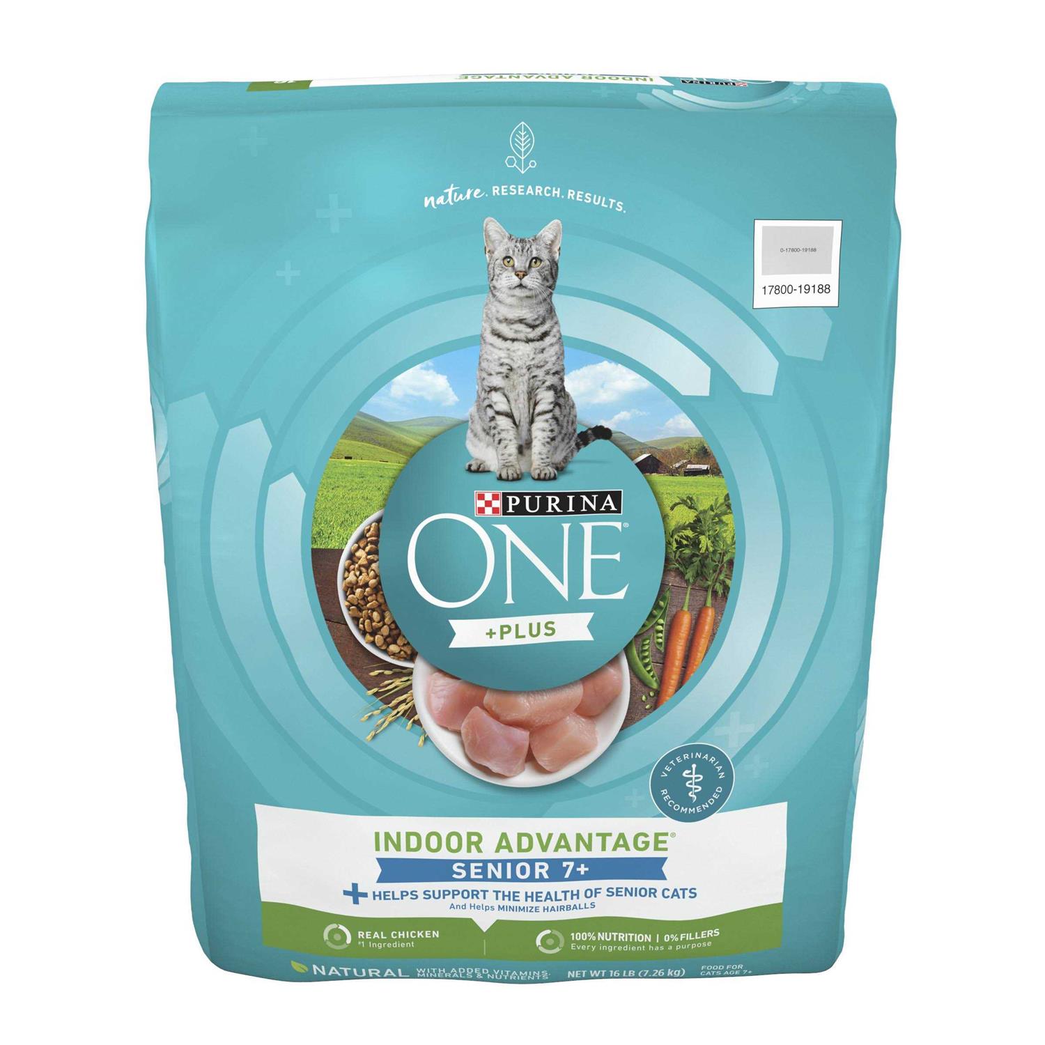 Purina ONE High Protein Natural Senior Dry Cat Food