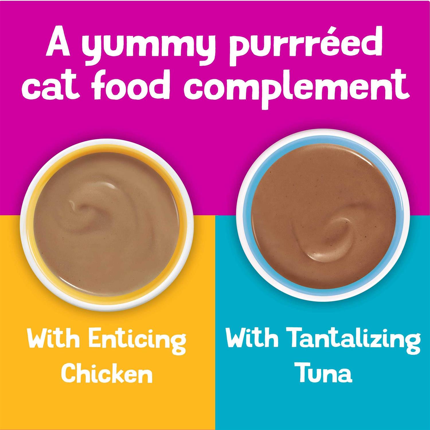 Alternative view of Purina Friskies Pureed Cat Food Topper Variety Pack Lil' Shakes With Chicken and With Tuna Varieties