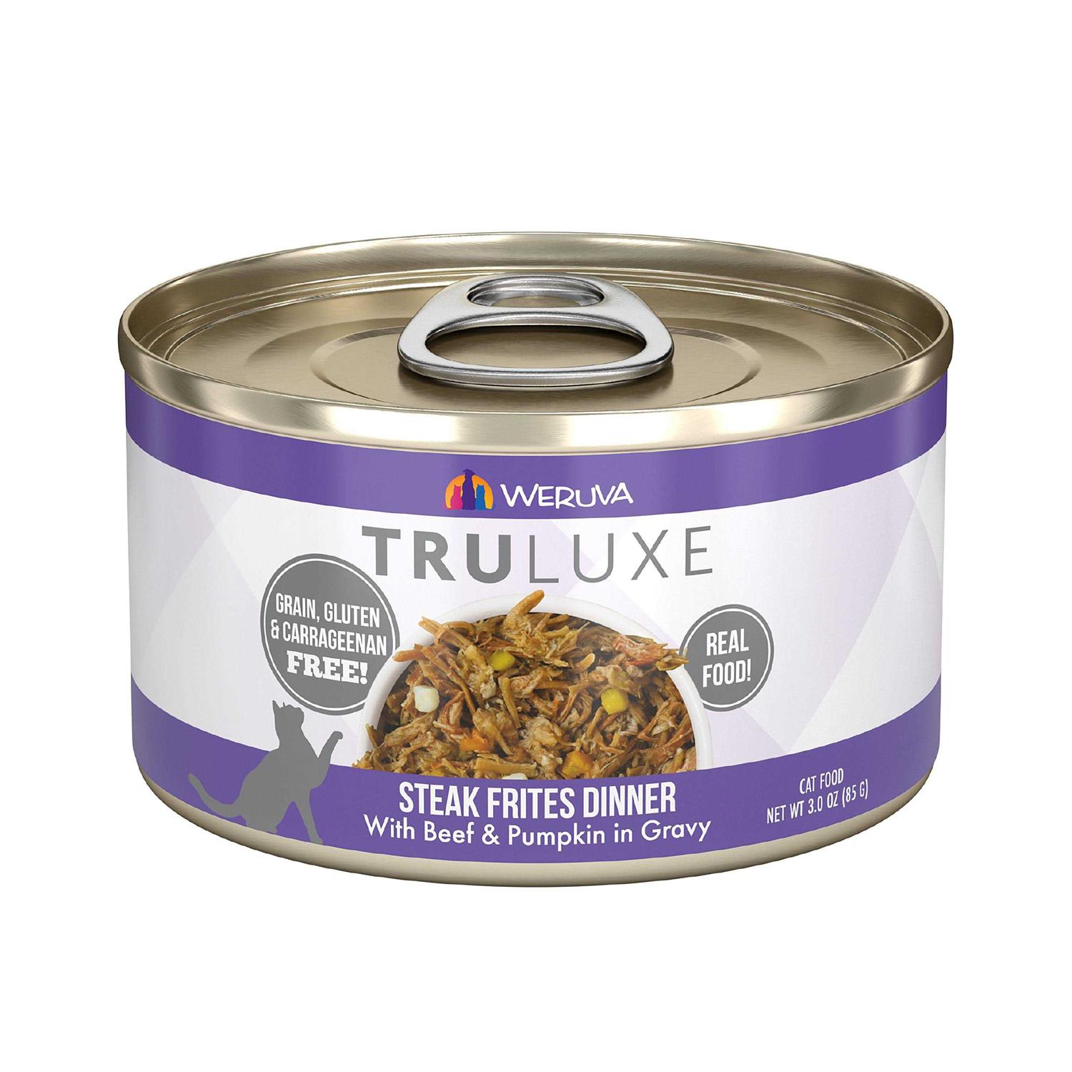 Weruva TruLuxe Steak Frites Beef & Pumpkin Canned Cat Food