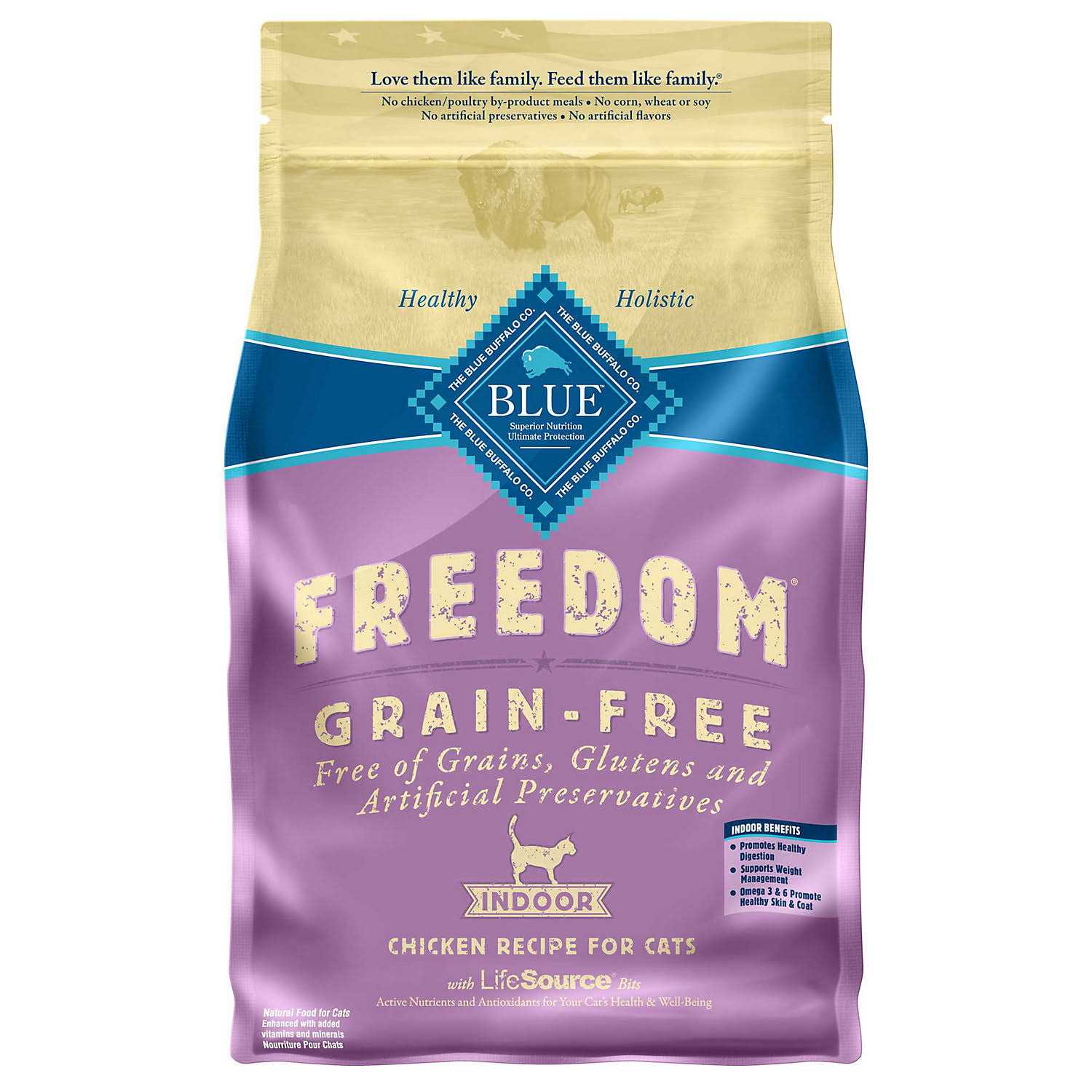 BLUE Freedom Grain-Free Indoor Adult Dry Cat Food