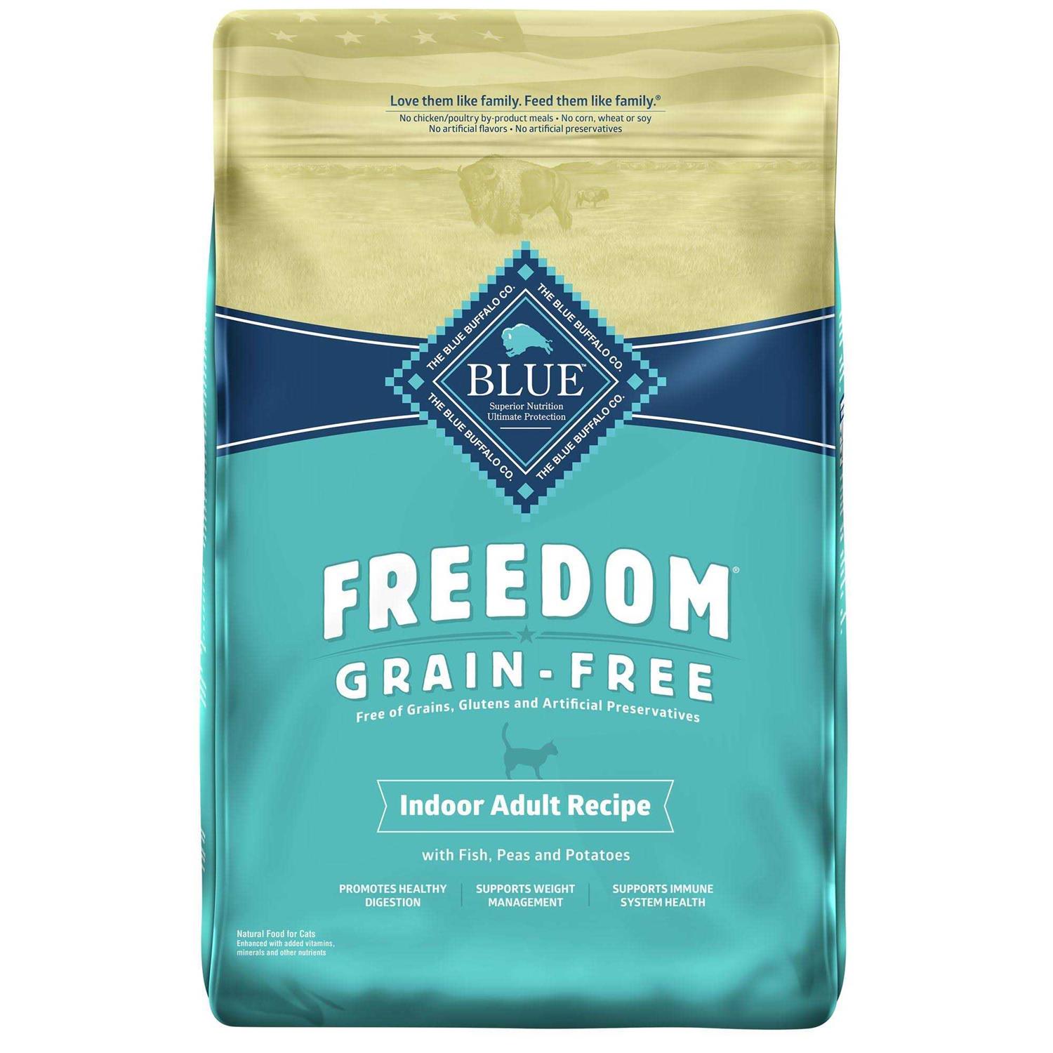 BLUE Freedom Grain-Free Indoor Adult Dry Cat Food