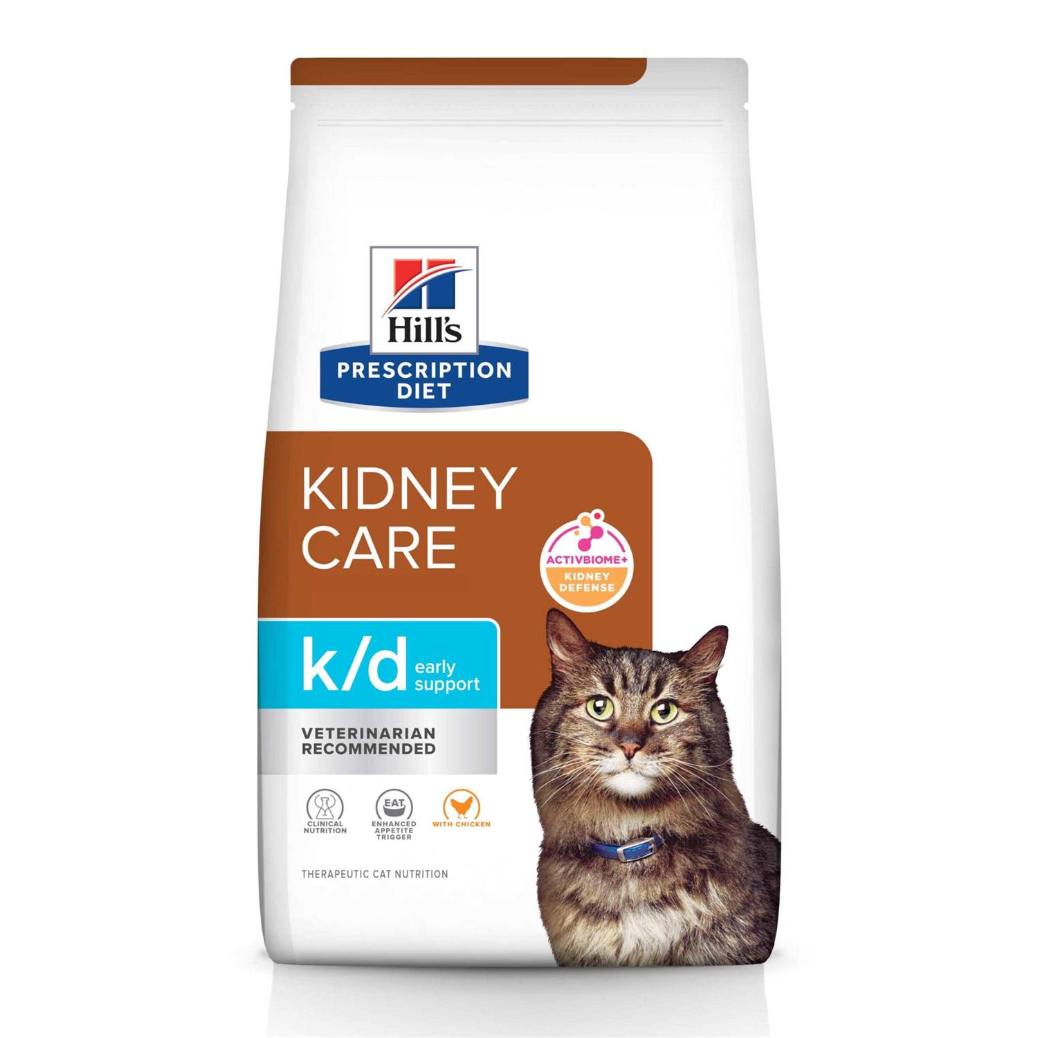 Hill's Prescription Diet k/d Early Support Kidney Care Chicken Dry Cat Food