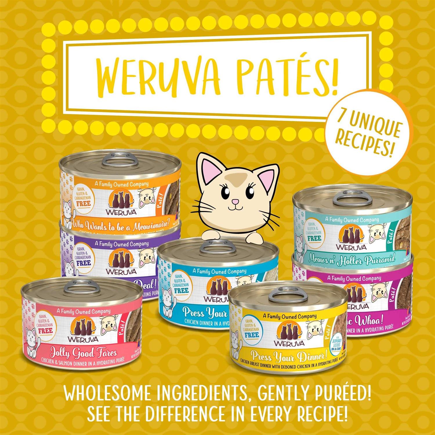 Alternative view of Weruva Classic Cat Pate Press Your Dinner with Chicken Wet Cat Food