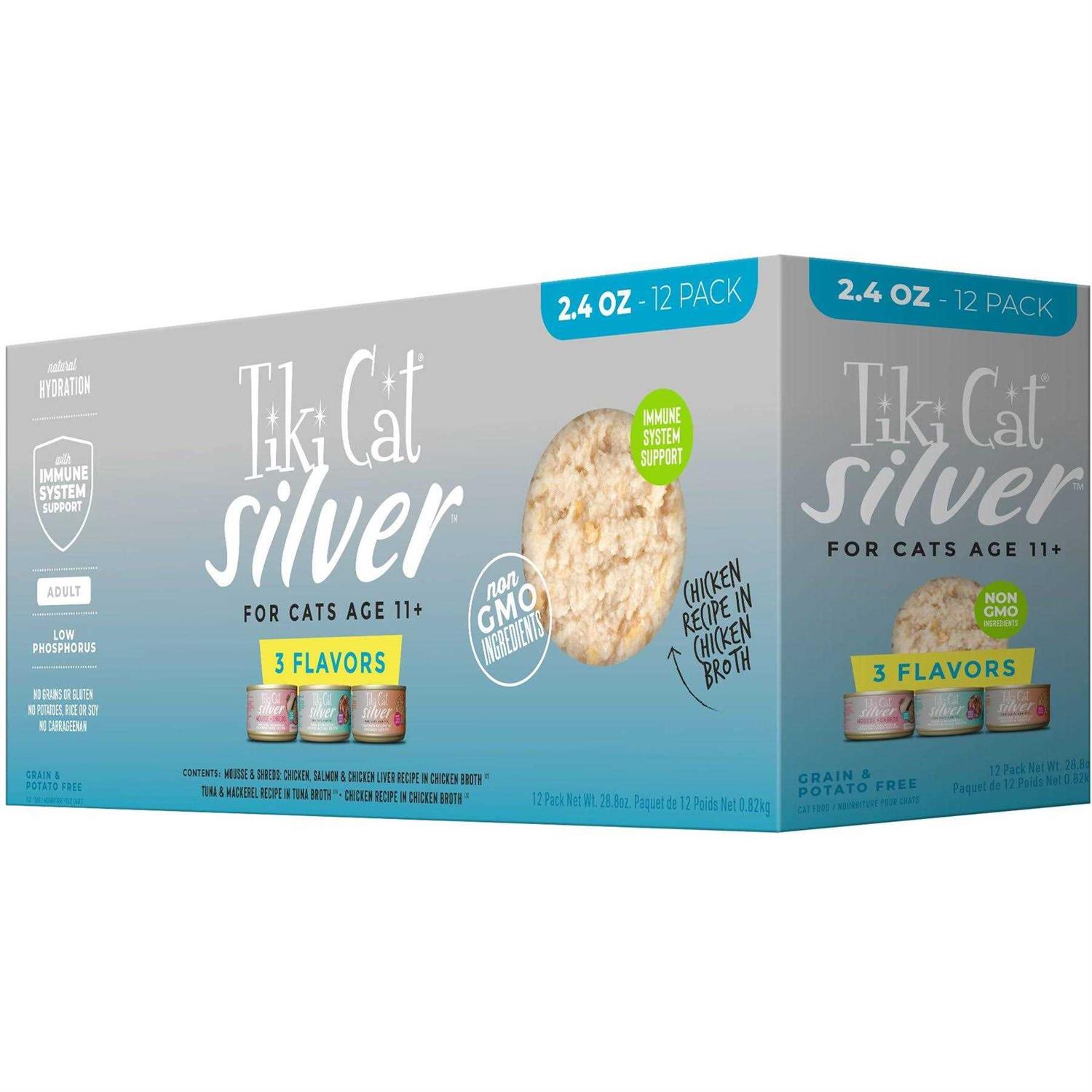 Tiki Cat Silver Variety Pack Wet Cat Food