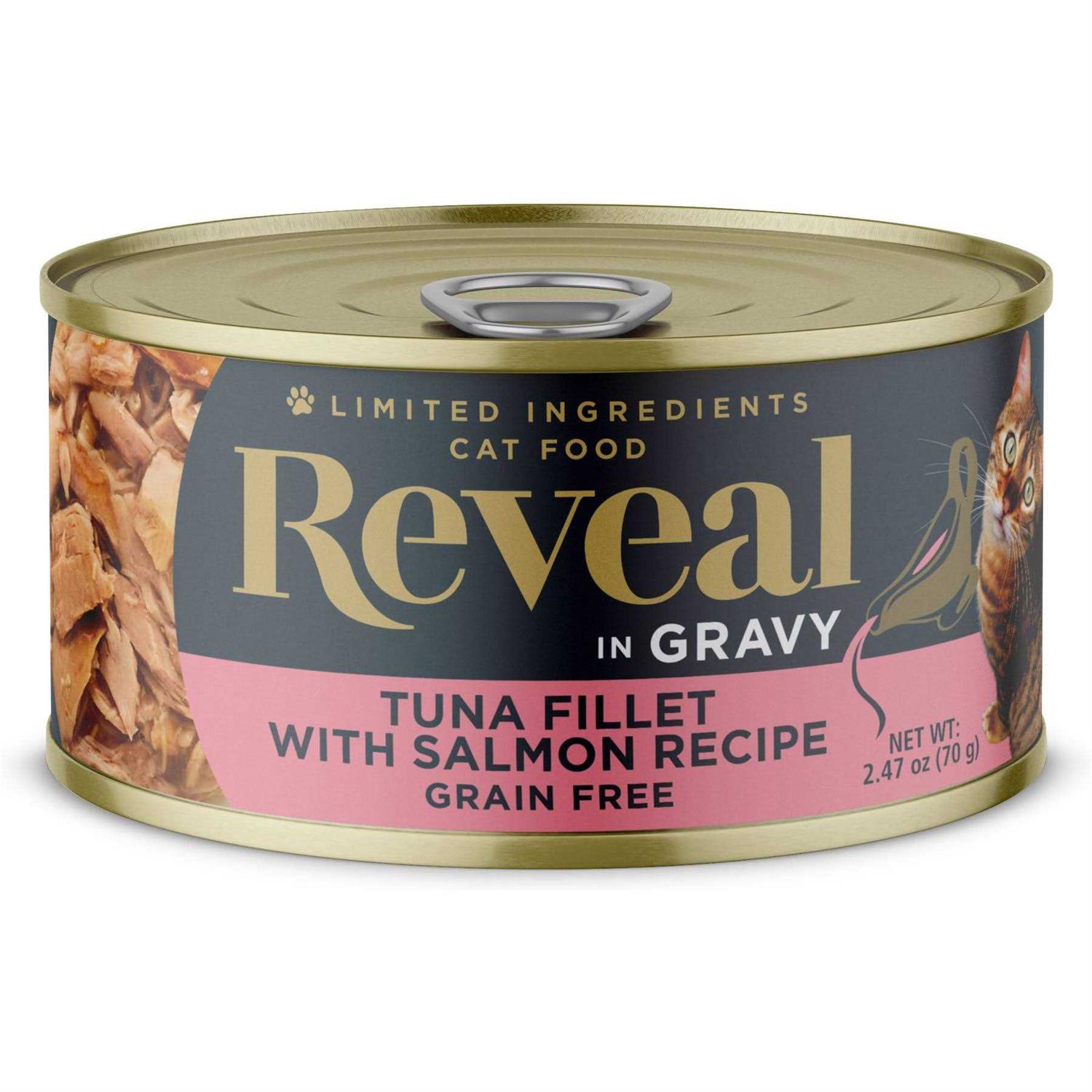 Reveal in Gravy Tuna Fillet Grain Free Cat Food