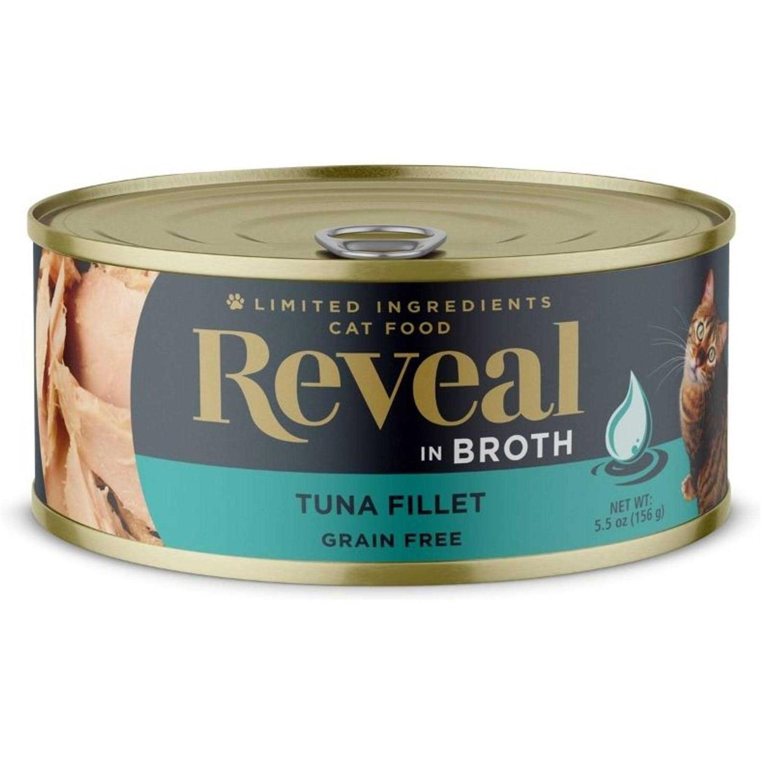 Reveal in Gravy Tuna Fillet Grain Free Cat Food