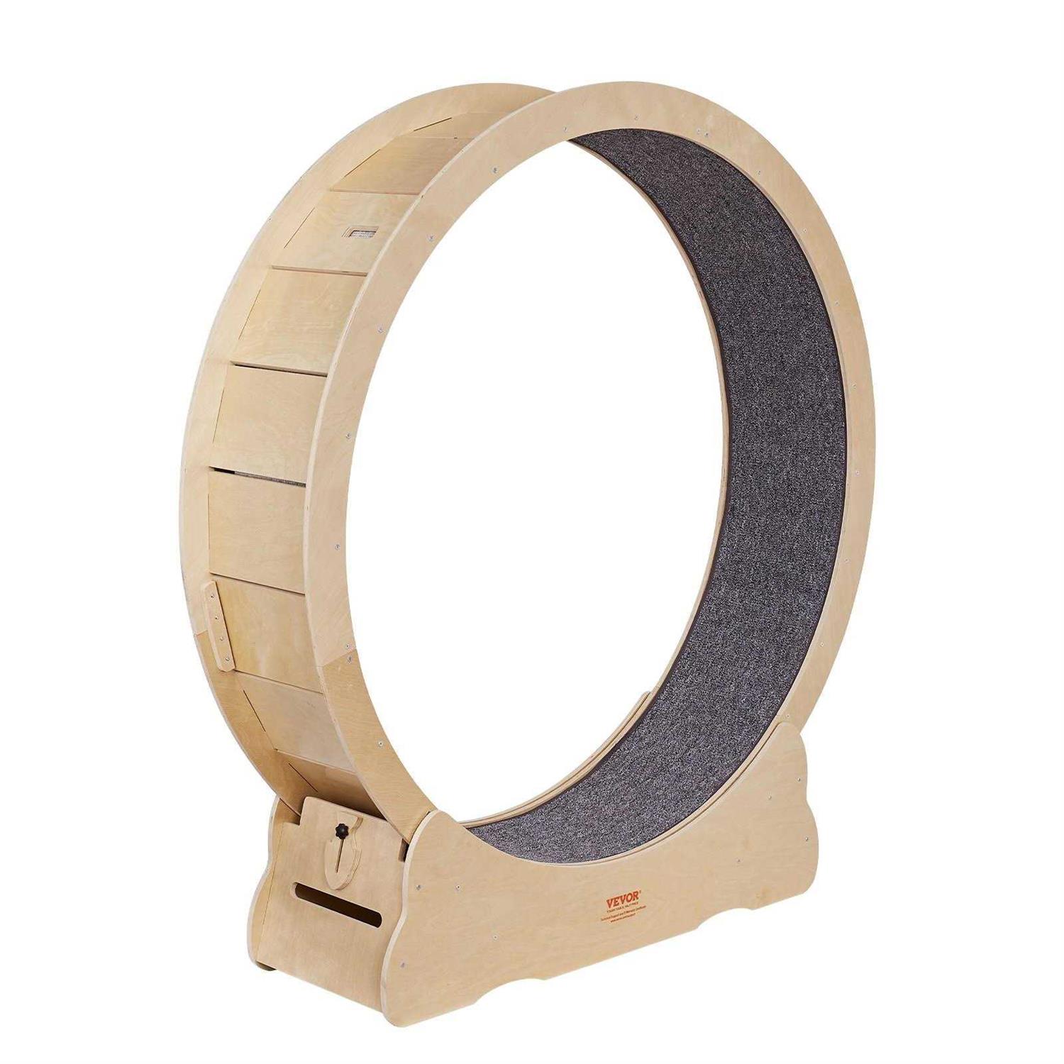 Alternative view of VEVOR Cat Exercise Wheel Large Cat Treadmill Wheel for Indoor Cats Cat Running Wheel with Detachable Carpet and Cat Teaser